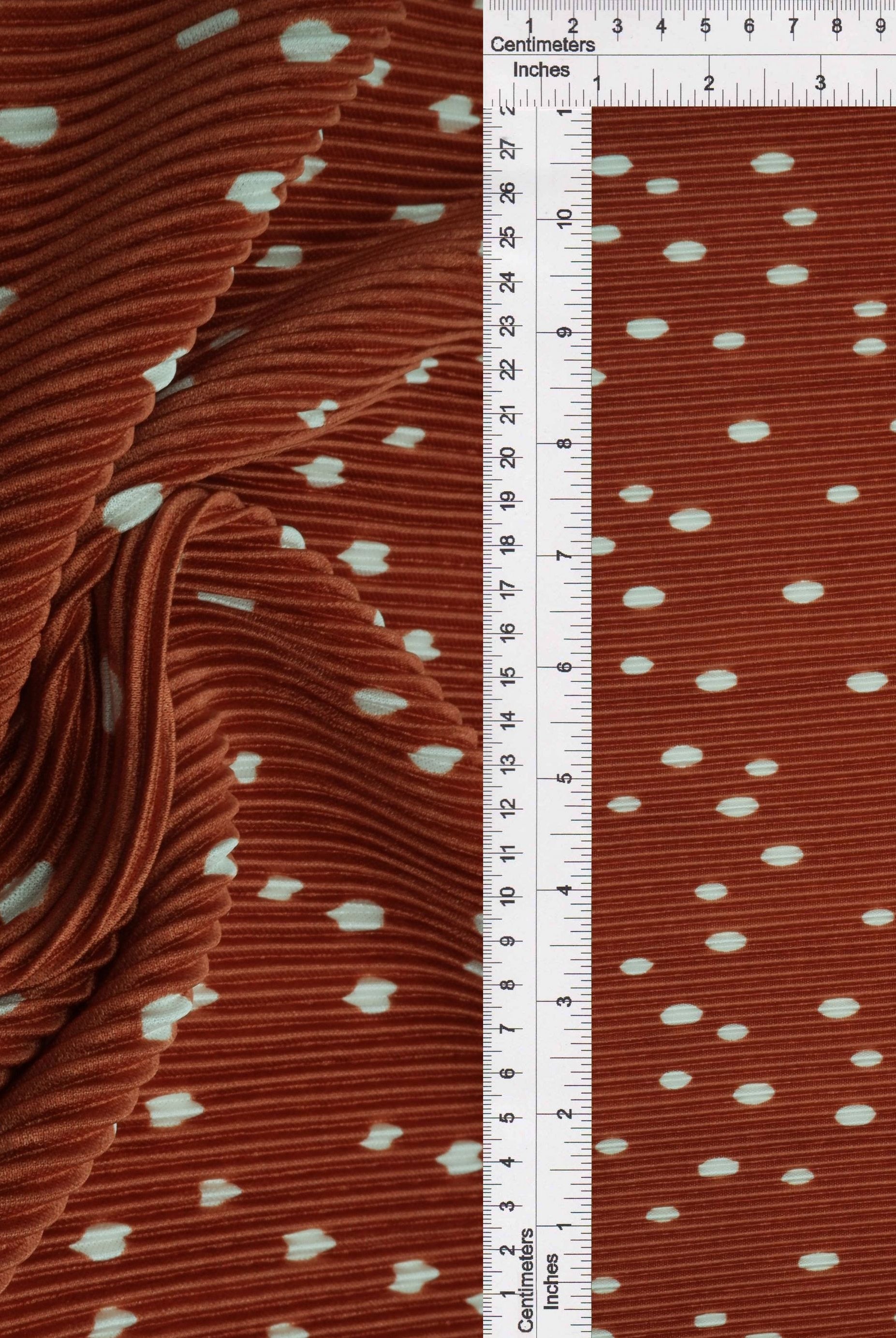 KNT3696-MS11095 COGNAC BLOUSE BODRE BODYSUIT BOTTOMS CAMI DOT DRESS INTERLOCK KNIT ORANGE PANTS PLEATED POLYESTER PRINT RUST SKIRTS STRETCH