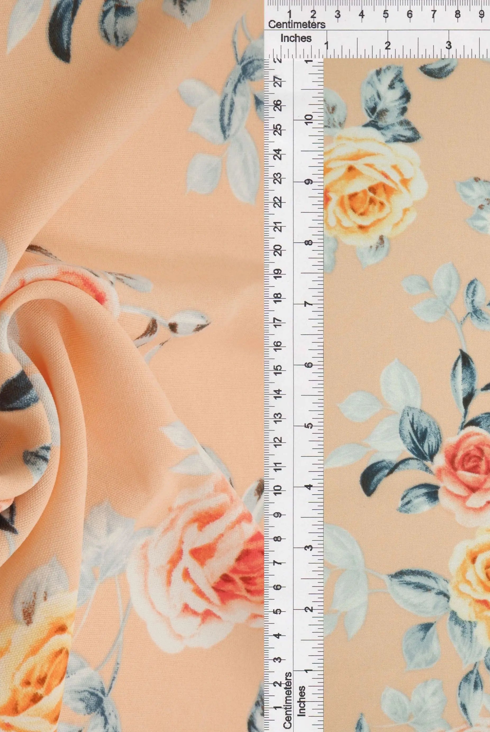 POP4178-MS11116 PEACH FLOWER AIRFLOW BLOUSE BODYSUIT BOTTOMS CAMI CEY CREAM DRESS FLORAL GREEN LOUNGEWEAR PANTS PEACH POLYESTER PRINT SKIRTS SUBLIMATION TOPS WOVEN