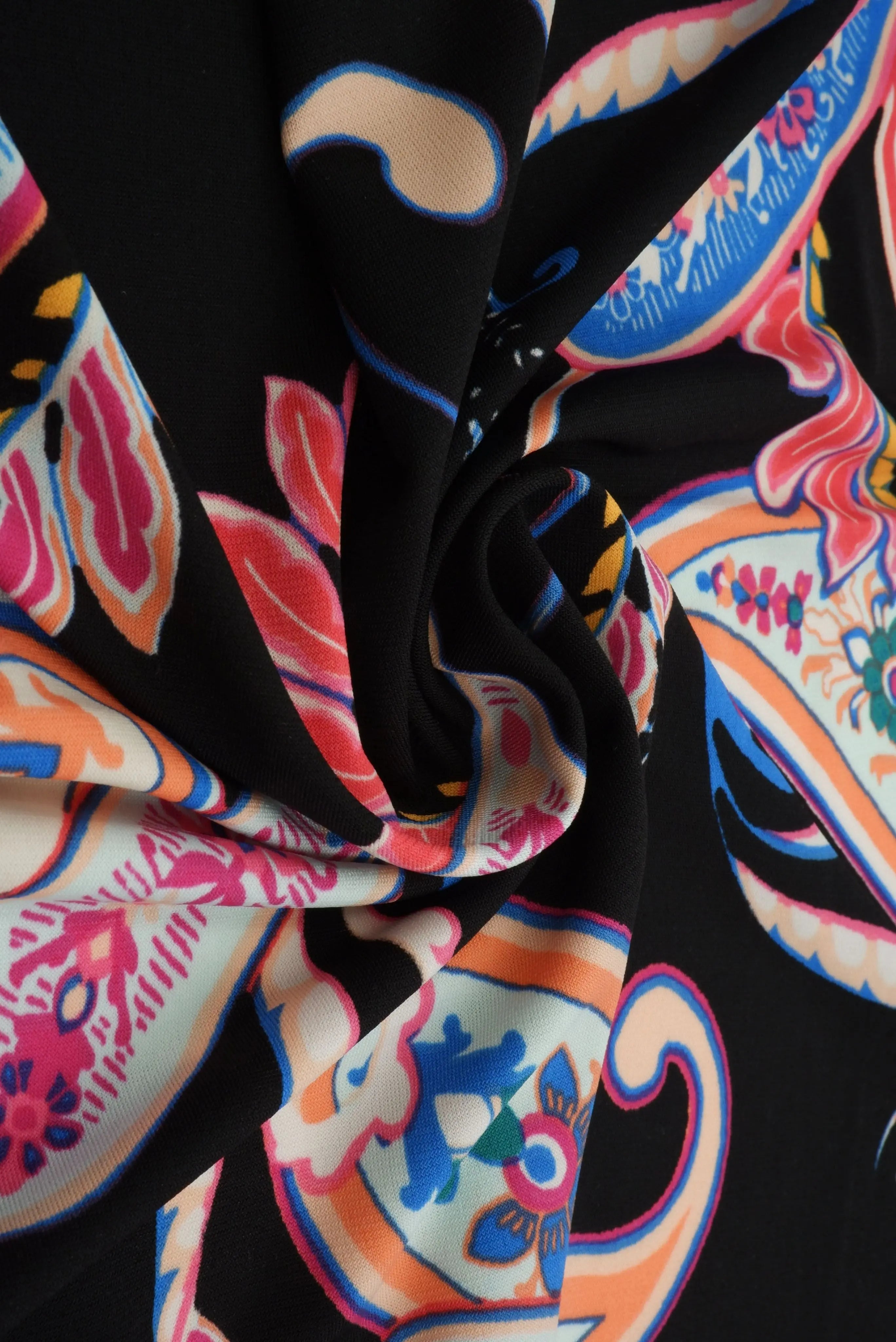 ITY-MS11114 BLACK BIKER SHORTS BLOUSE BODYSUIT BOTTOMS CAMI DRESS ITY KOREAN KNIT LOUNGEWEAR PAISLEY PANTS POLYESTER PRINT SKIRTS SPANDEX TOPS TUNICS