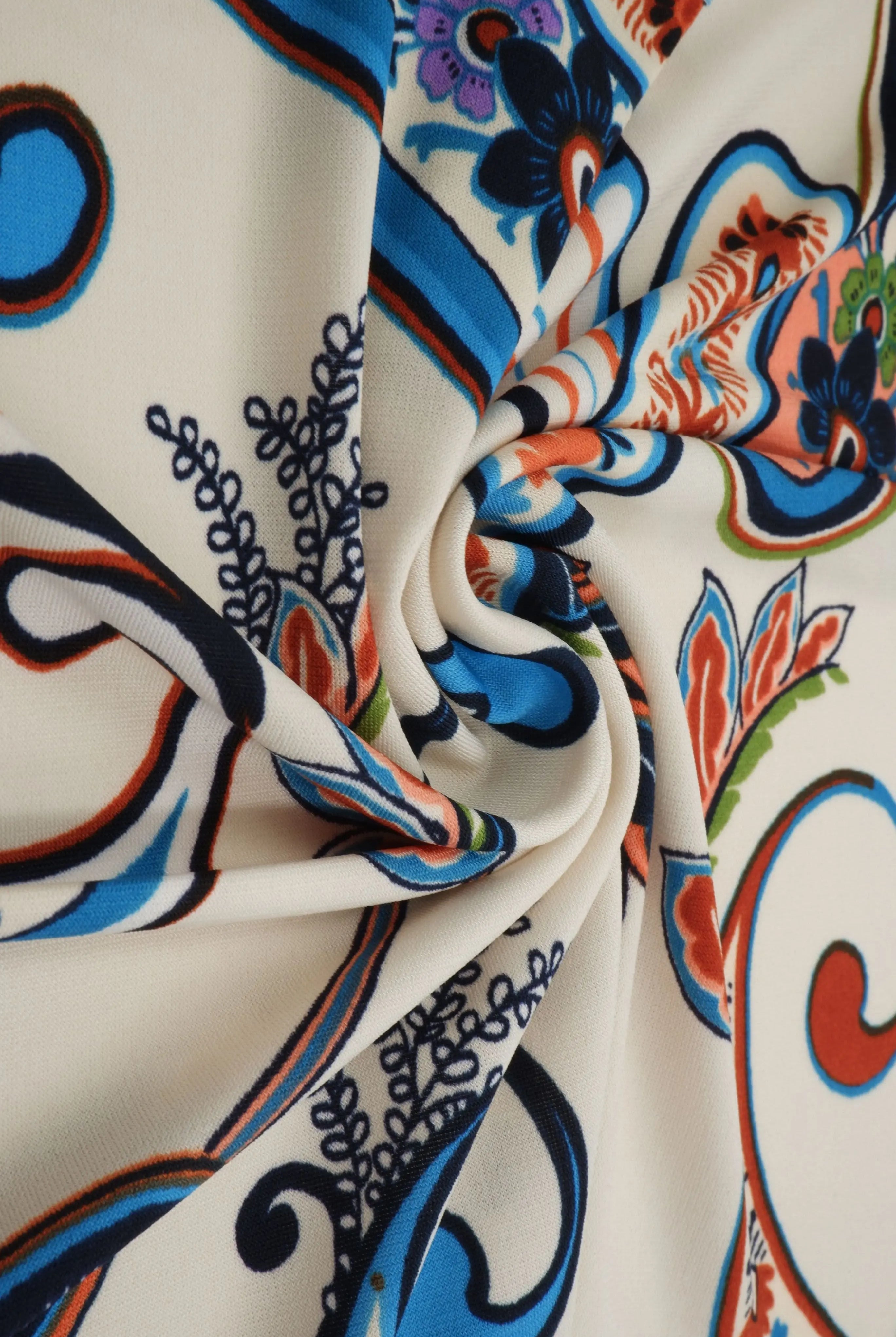 ITY-MS11114 BEIGE BIKER SHORTS BLOUSE BODYSUIT BOTTOMS CAMI DRESS ITY KOREAN KNIT LOUNGEWEAR PAISLEY PANTS POLYESTER PRINT SKIRTS SPANDEX TOPS TUNICS