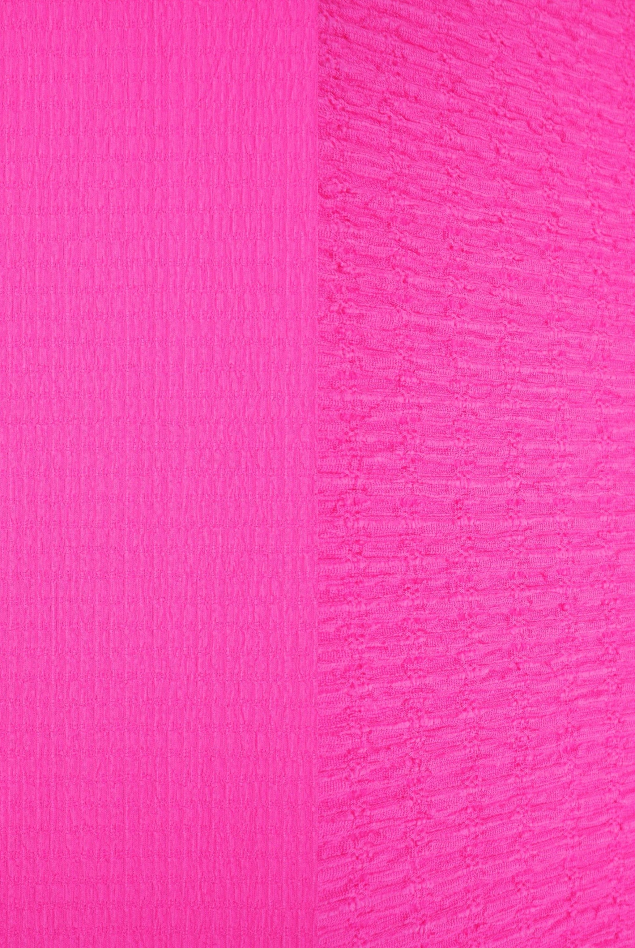 KNT4455 PINK PP BODYSUIT BOTTOMS CAMI CRINKLE DRESS JERSEY KNIT LOUNGEWEAR NO-PRINT POLYESTER SKIRTS SOLID SPANDEX STRETCH TOPS