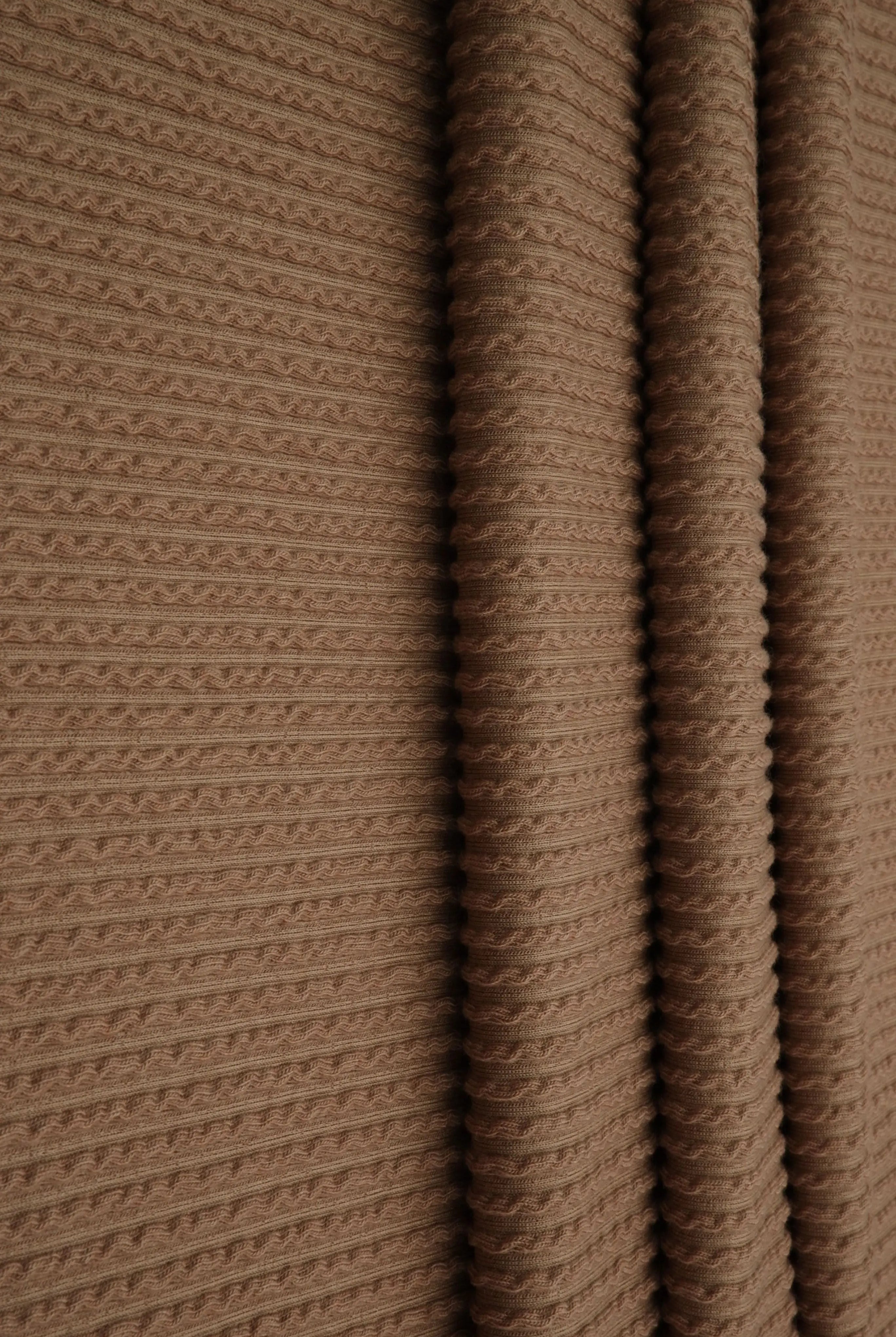 KNT4204 MOCHA BIKER SHORTS BODYSUIT BOTTOMS BROWN DOUBLE KNIT DRESS NO-PRINT PANTS POLYESTER RAYON RIB SKIRTS SOLID SPANDEX STRETCH TOPS TUNICS URBAN