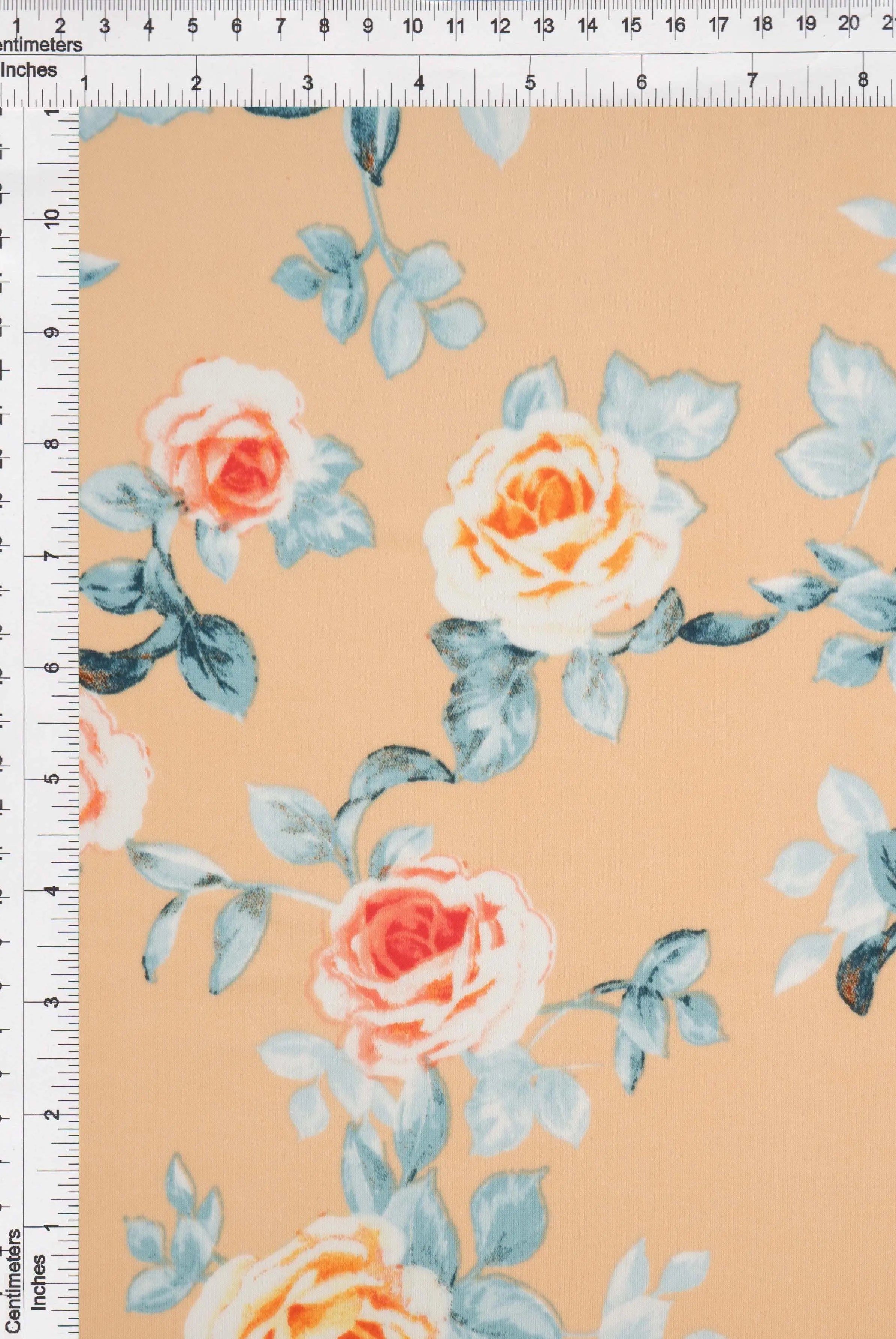 ITY-MS11116B PEACH FLOWER ACTIVEWEAR BIKER SHORTS BLOUSE BODYSUIT BOTTOMS DRESS FLORAL ITY KOREAN KNIT LOUNGEWEAR PANTS POLYESTER PRINT SKIRTS SPANDEX TOPS TUNICS