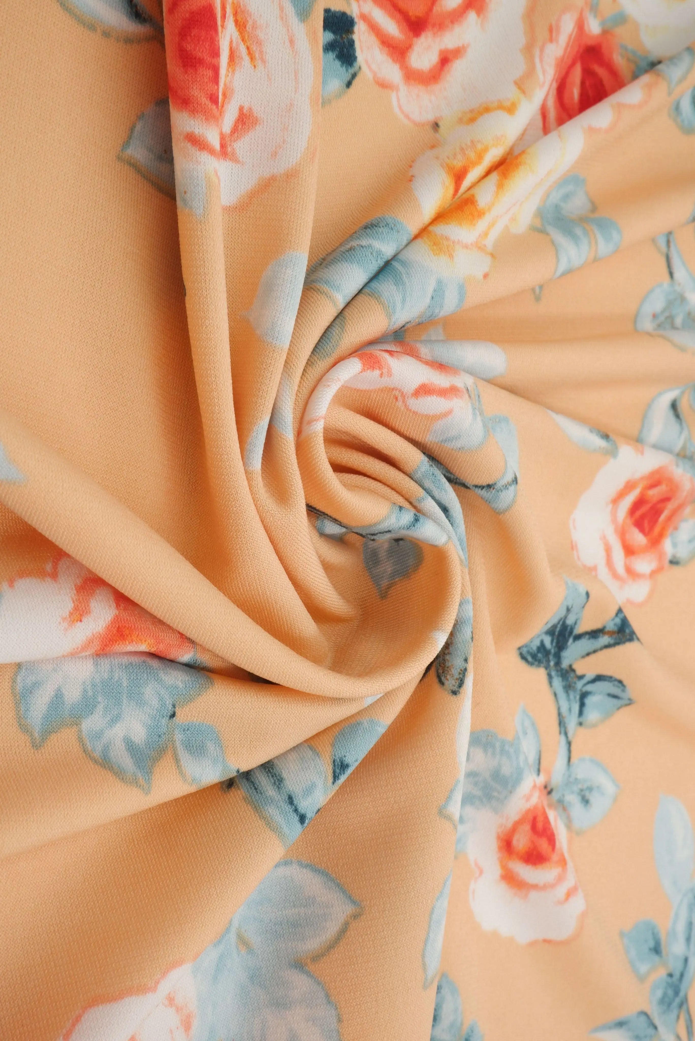 ITY-MS11116B PEACH FLOWER ACTIVEWEAR BIKER SHORTS BLOUSE BODYSUIT BOTTOMS DRESS FLORAL ITY KOREAN KNIT LOUNGEWEAR PANTS POLYESTER PRINT SKIRTS SPANDEX TOPS TUNICS