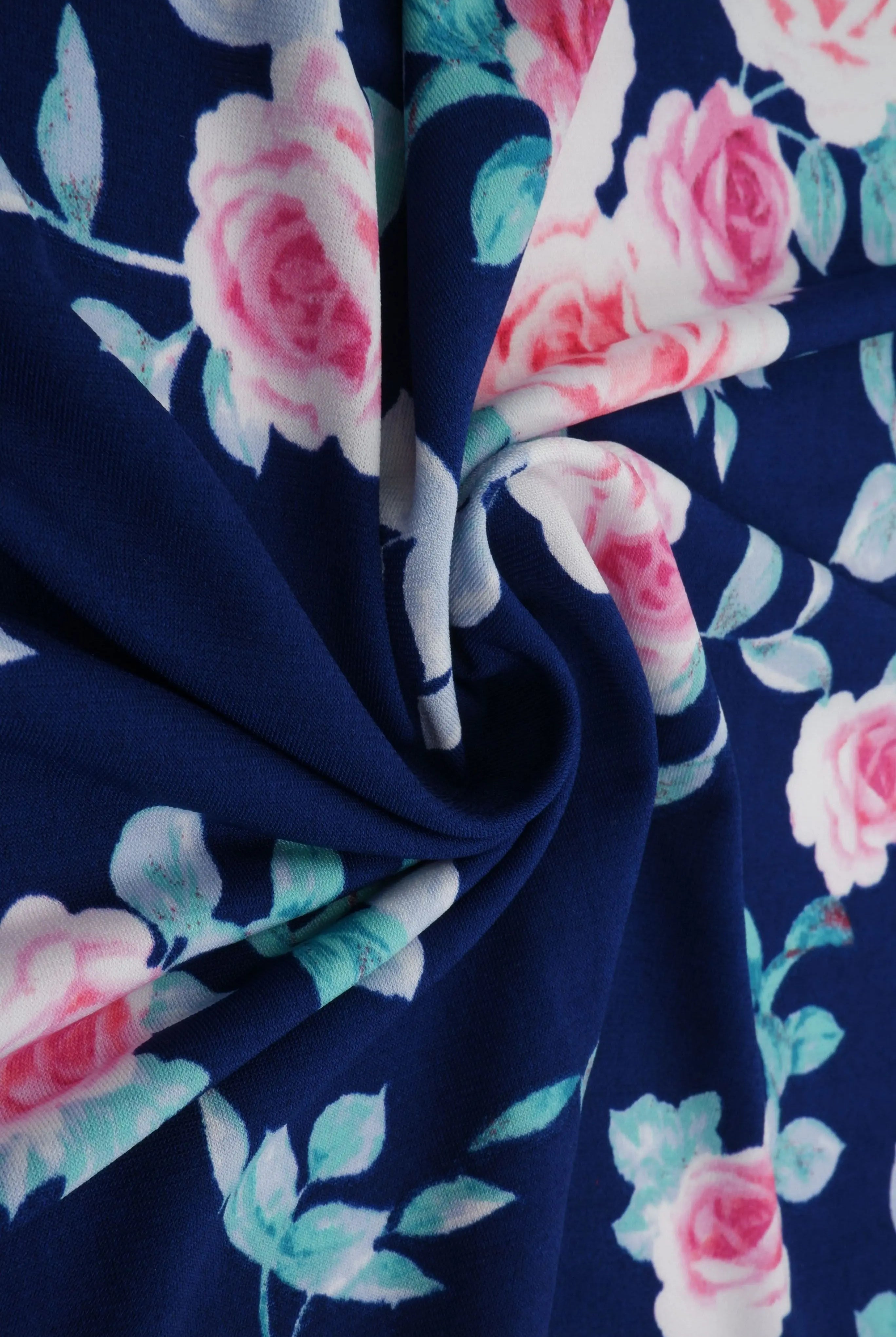 ITY-MS11116B NAVY FLOWER ACTIVEWEAR BIKER SHORTS BLOUSE BODYSUIT BOTTOMS DRESS FLORAL ITY KOREAN KNIT LOUNGEWEAR PANTS POLYESTER PRINT SKIRTS SPANDEX TOPS TUNICS