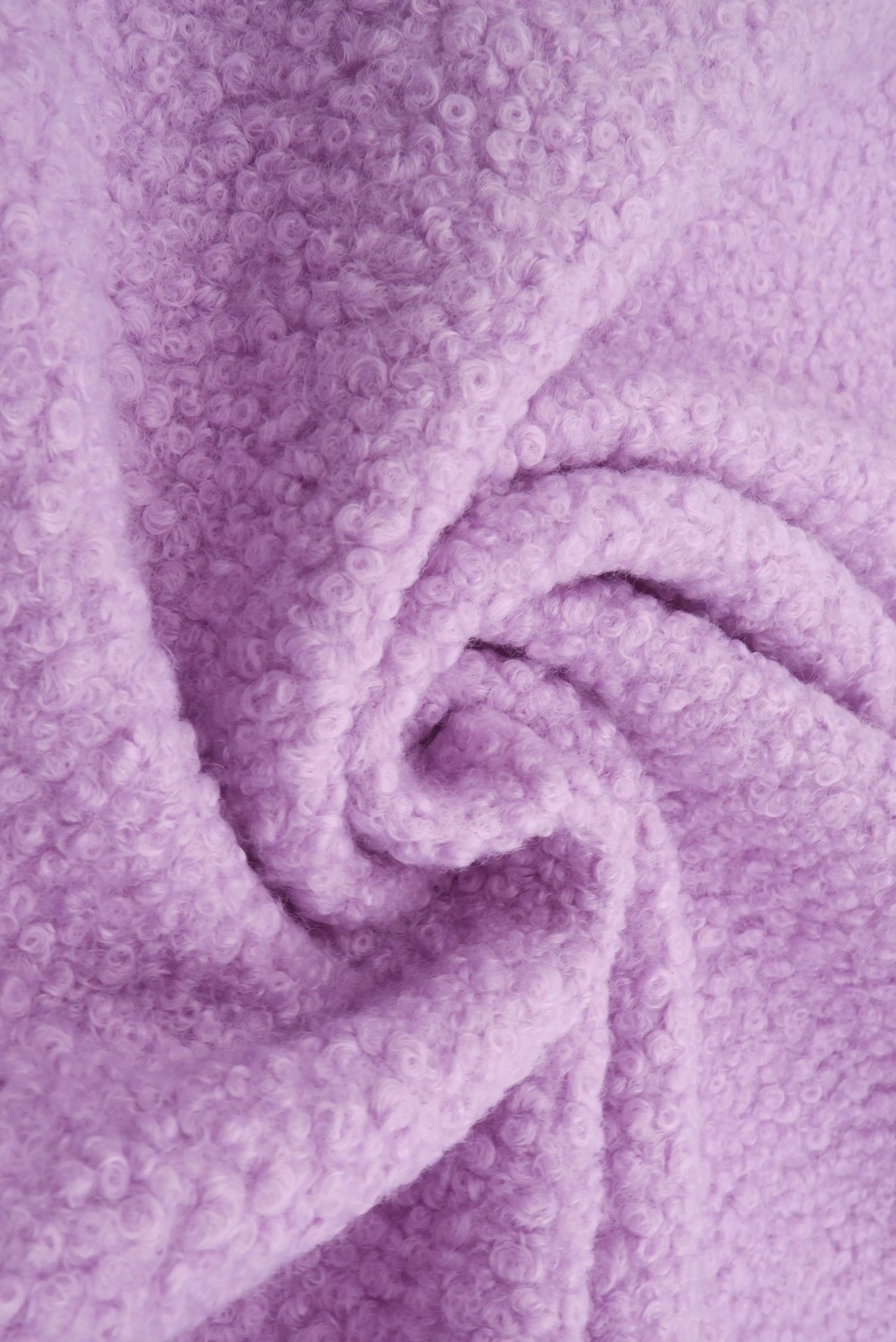 KNT4136 LAVENDER CAMI KNIT NO-PRINT OUTERWEAR POLYESTER SOLID STRETCH SWEATER TUNICS WOOL