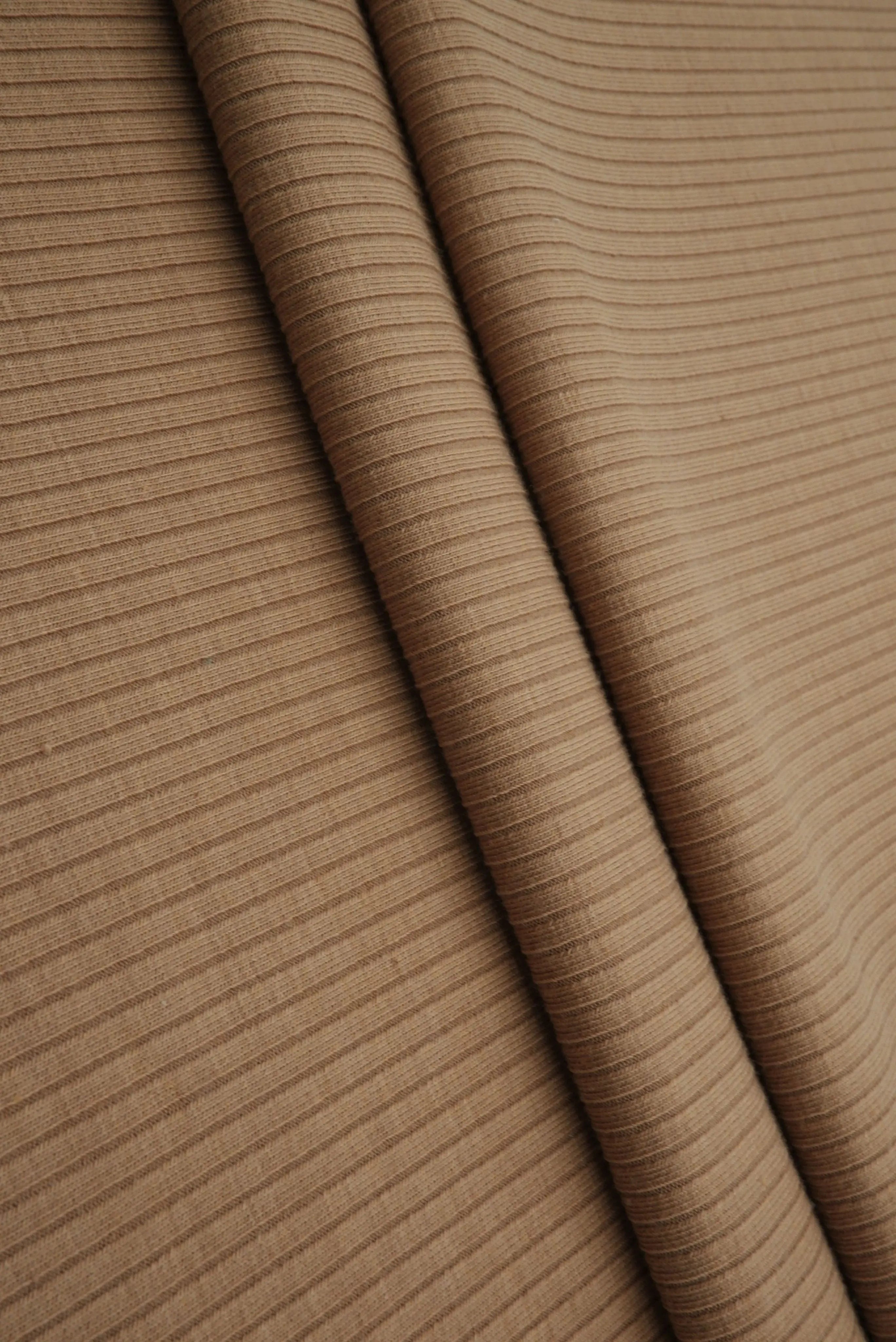 KNT4469 CAMEL BODYSUIT BOTTOMS BROWN CAMI DRESS KNIT NO-PRINT POLYESTER RAYON RIBBED SKIRTS SOLID-B SPANDEX STRETCH TOPS