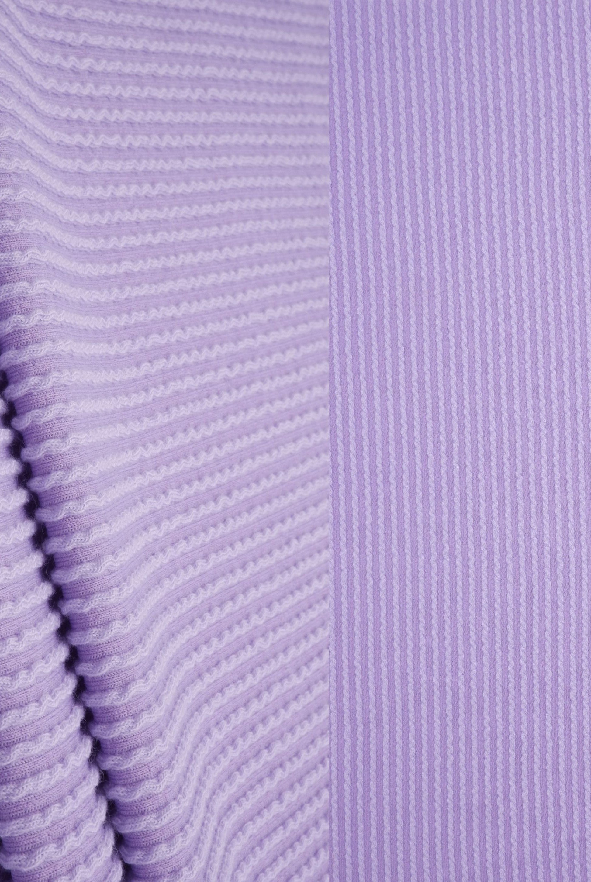 KNT4463 LAVENDER BODYSUIT BOTTOMS CAMI DOUBLE KNIT DRESS JACQUARD LAVANDER LOUNGEWEAR NO-PRINT PANTS POLYESTER PURPLE RAYON RIB SOLID SPANDEX STRETCH SWEATER T-SHIRT URBAN VIOLET