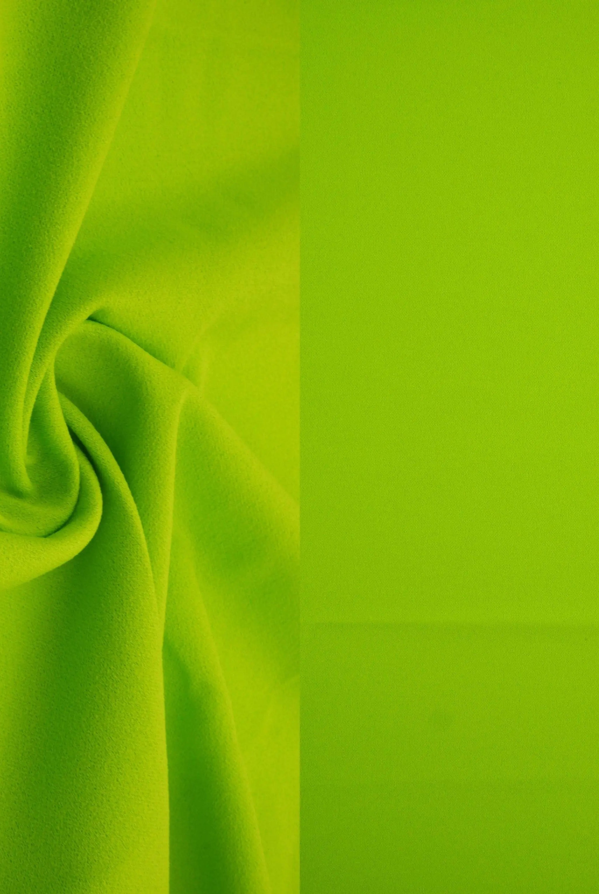 TECH-3311 LIME GREEN BODYSUIT BOTTOMS CAMI CREPON DRESS GREEN KNIT NEON NO-PRINT PANTS POLYESTER SKIRTS SOLID SPANDEX SUBLIMATION TECHNO CREPE TOPS TUNICS