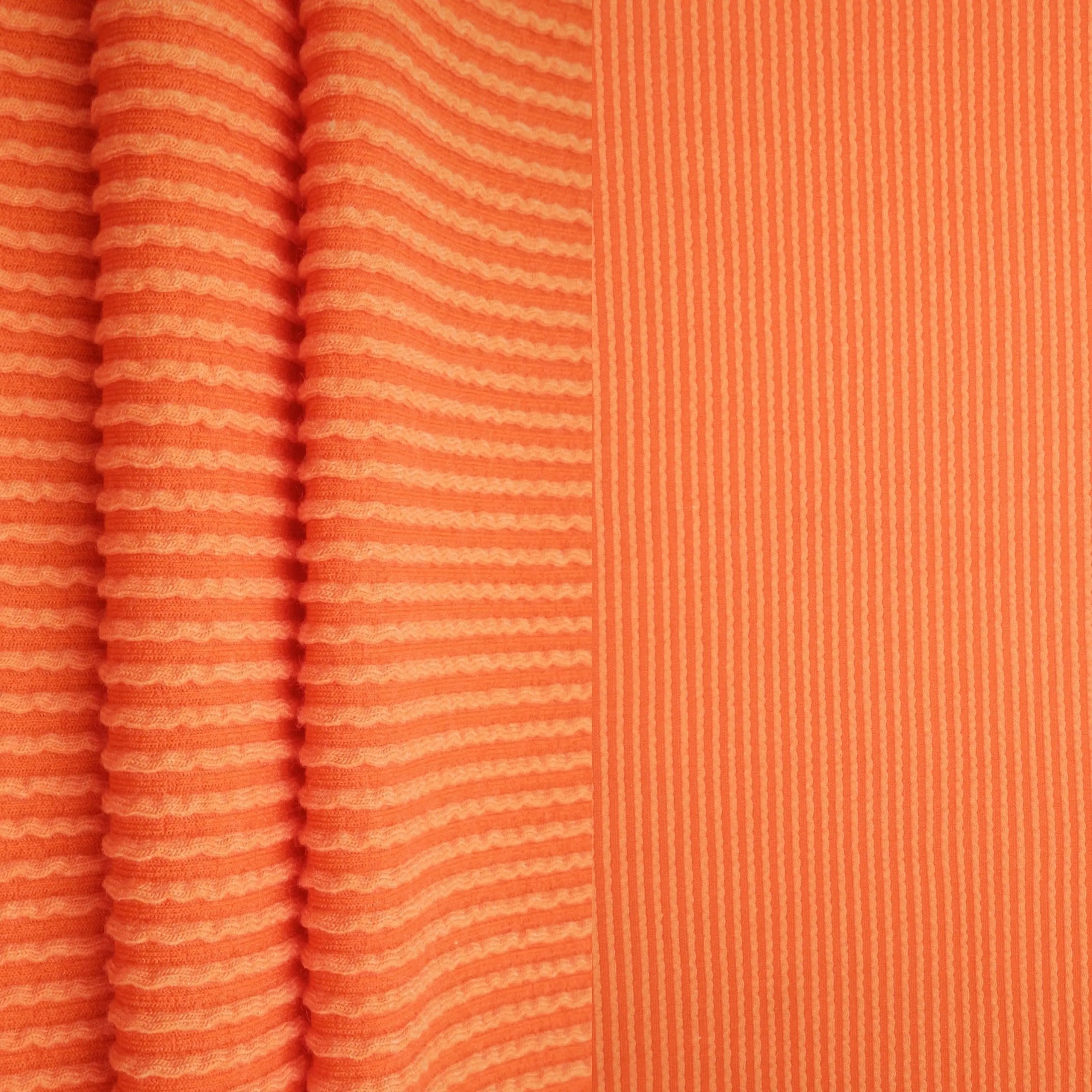 KNT4463 ORANGE BODYSUIT BOTTOMS CAMI DOUBLE KNIT DRESS JACQUARD LOUNGEWEAR NO-PRINT ORANGE PANTS POLYESTER RAYON RIB SOLID SPANDEX STRETCH SWEATER T-SHIRT URBAN