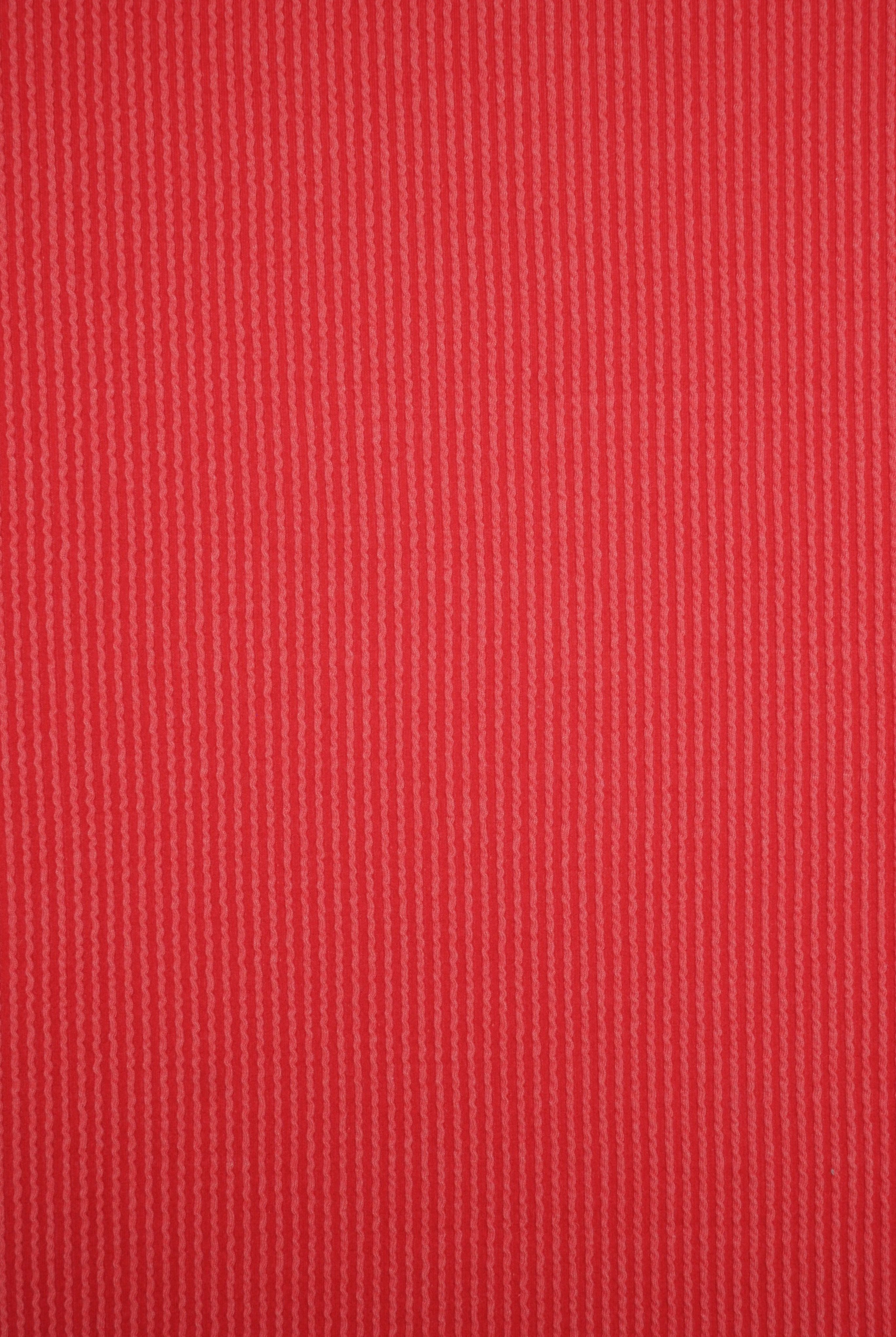 KNT4463 RED BODYSUIT BOTTOMS CAMI DOUBLE KNIT DRESS JACQUARD LOUNGEWEAR NO-PRINT PANTS POLYESTER RAYON RED RIB SOLID SPANDEX STRETCH SWEATER T-SHIRT URBAN