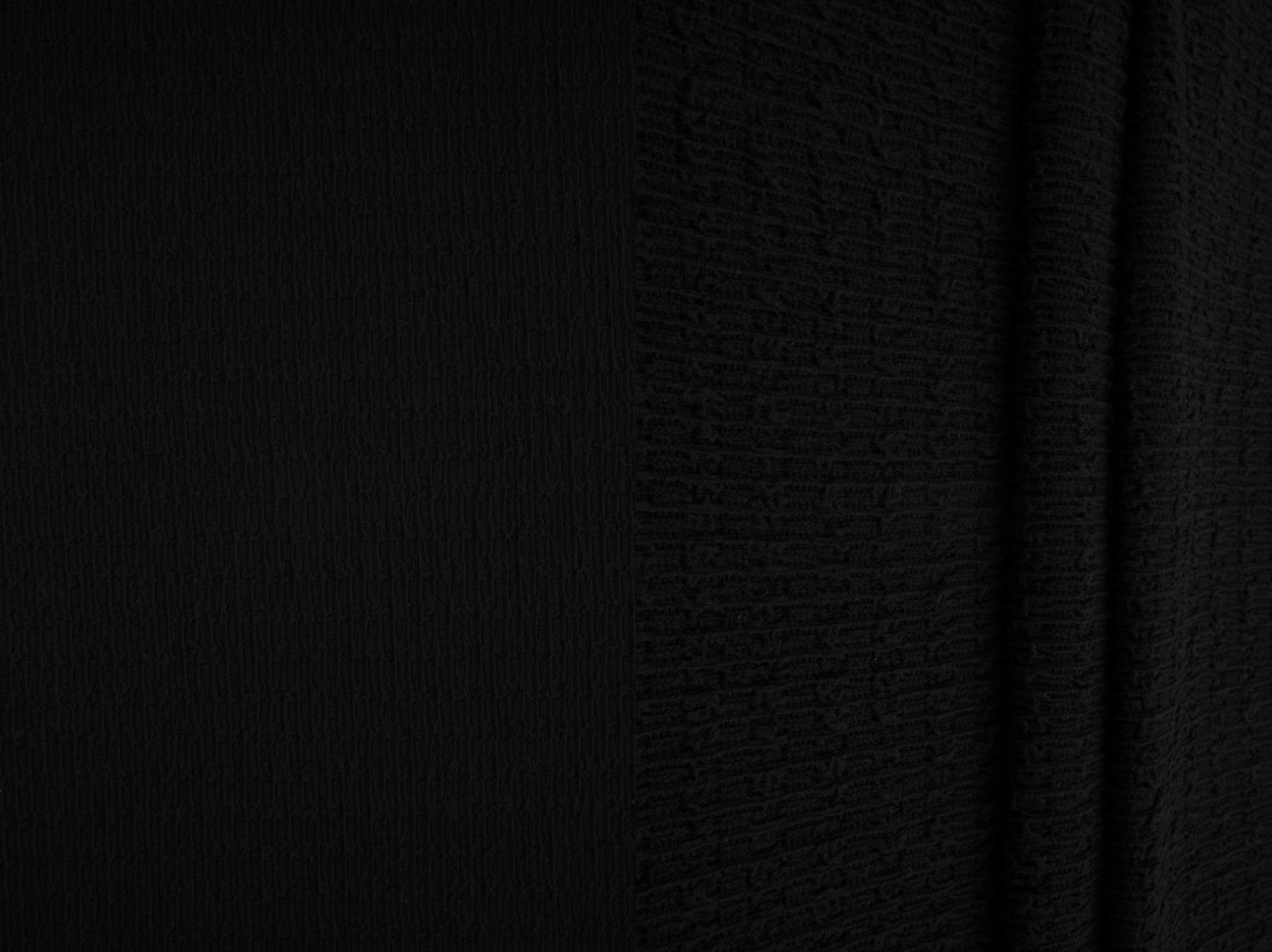 CRP4473 BLACK ACTIVEWEAR BLACK BODYSUIT BOTTOMS CREPE DRESS JERSEY NO-PRINT POLYESTER SOLID SPANDEX WOVEN