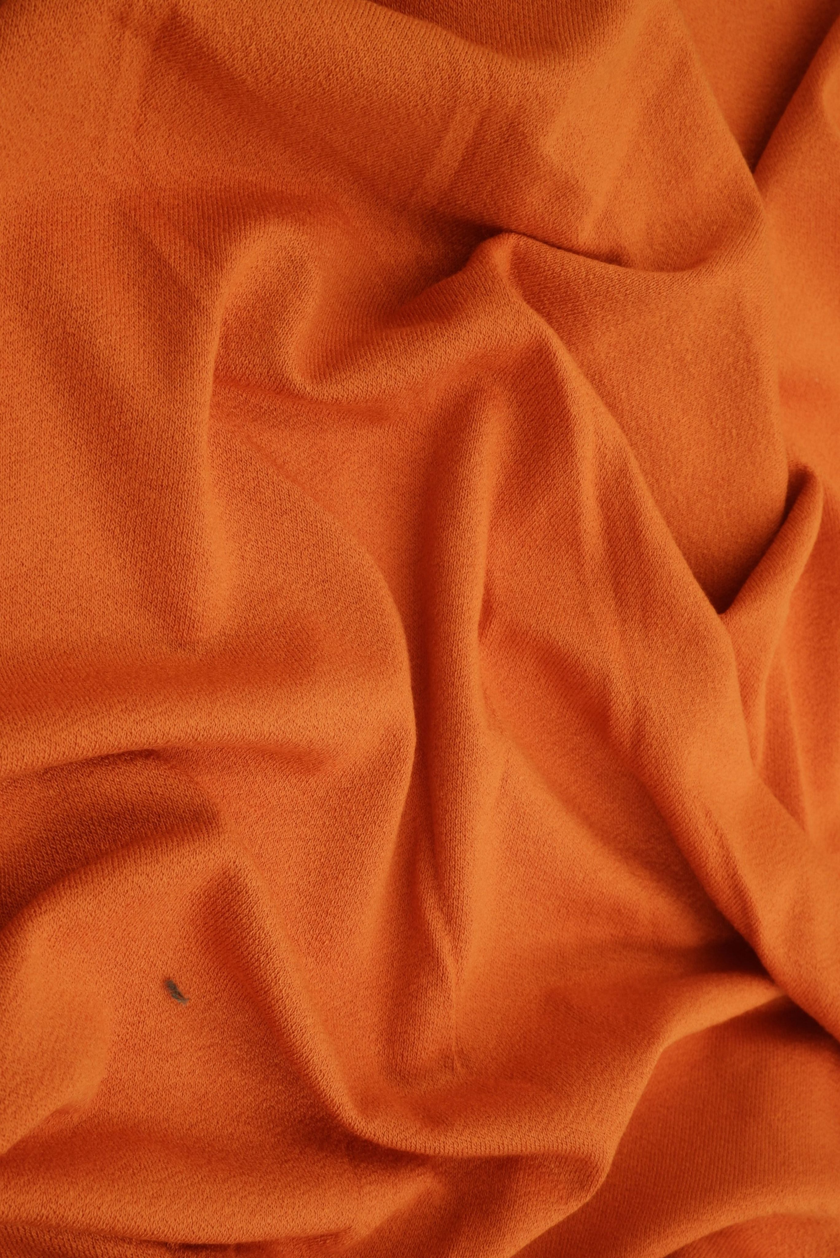 KNT4465 ORANGE BURNT BLOUSE BOTTOMS CAMI CREPE DRESS KNIT NO-PRINT OUTERWEAR PANTS RAYON SKIRTS SOLID-B SPANDEX STRETCH T-SHIRT TOPS TUNICS VISCOSE