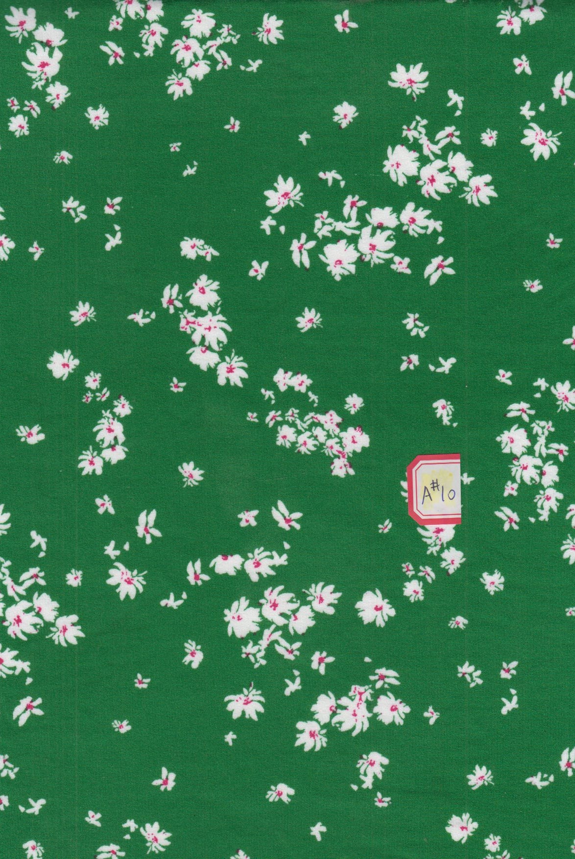 KNT2100-MS11162 GREEN BLOUSE CAMI DITSY DRESS DTY BRUSHED FLORAL FLOWER KNIT POLYESTER PRINT SKIRTS SPANDEX STRETCH T-SHIRT TOPS TUNICS