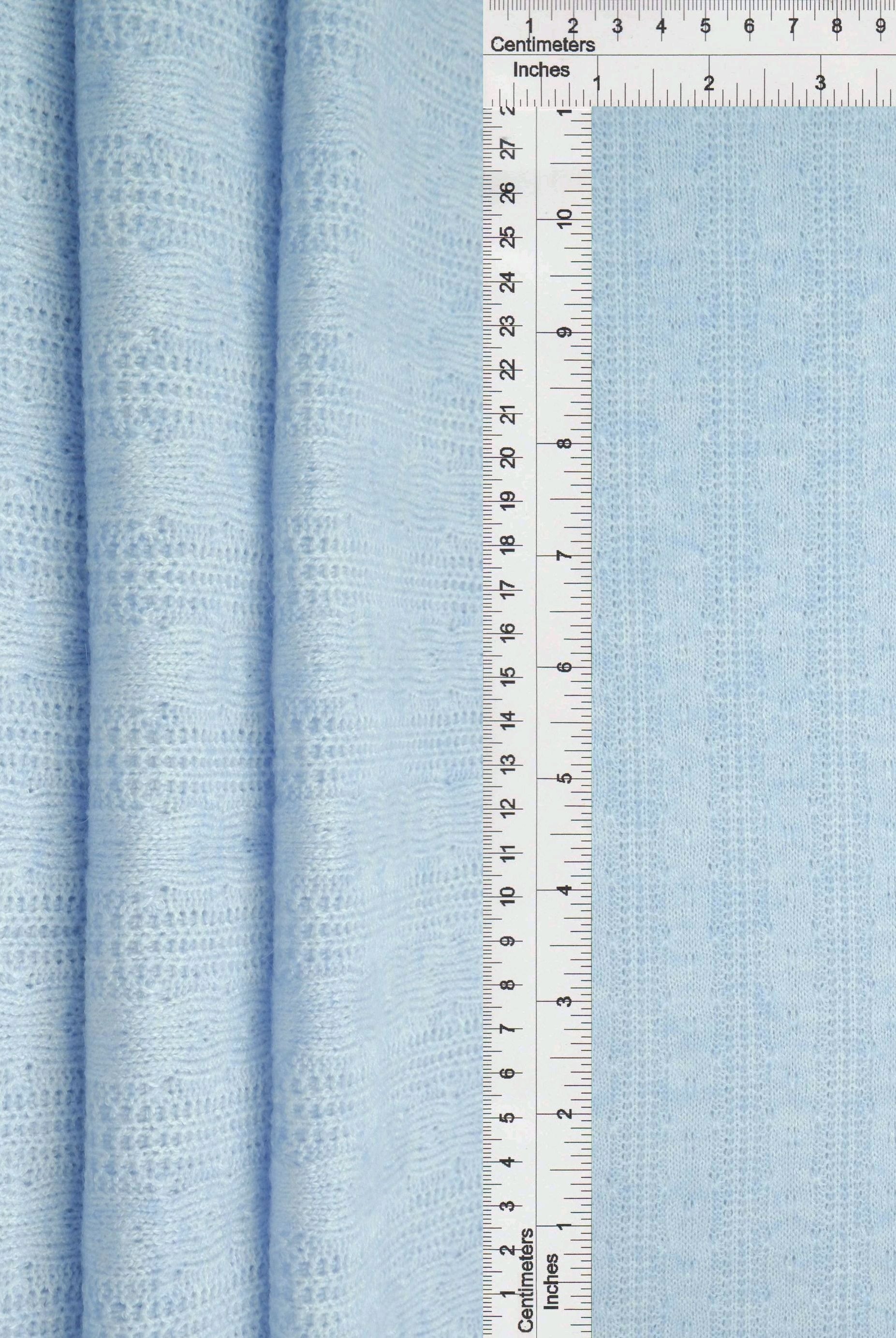 KNT1755R BLUE LUNA-R BODYSUIT BOTTOMS CAMI DRESS KNIT LOUNGEWEAR NO-PRINT PANTS POLYESTER RIBBED SKIRTS SOLID SPANDEX STRETCH SWEATER TOPS TUNICS