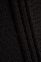 KNT4360 BLACK-R ACTIVEWEAR BIKER SHORTS BODYSUIT BOTTOMS DRESS KNIT LOUNGEWEAR NO-PRINT PANTS POLYESTER SKIRTS SOLID SPANDEX STRETCH TOPS TUNICS