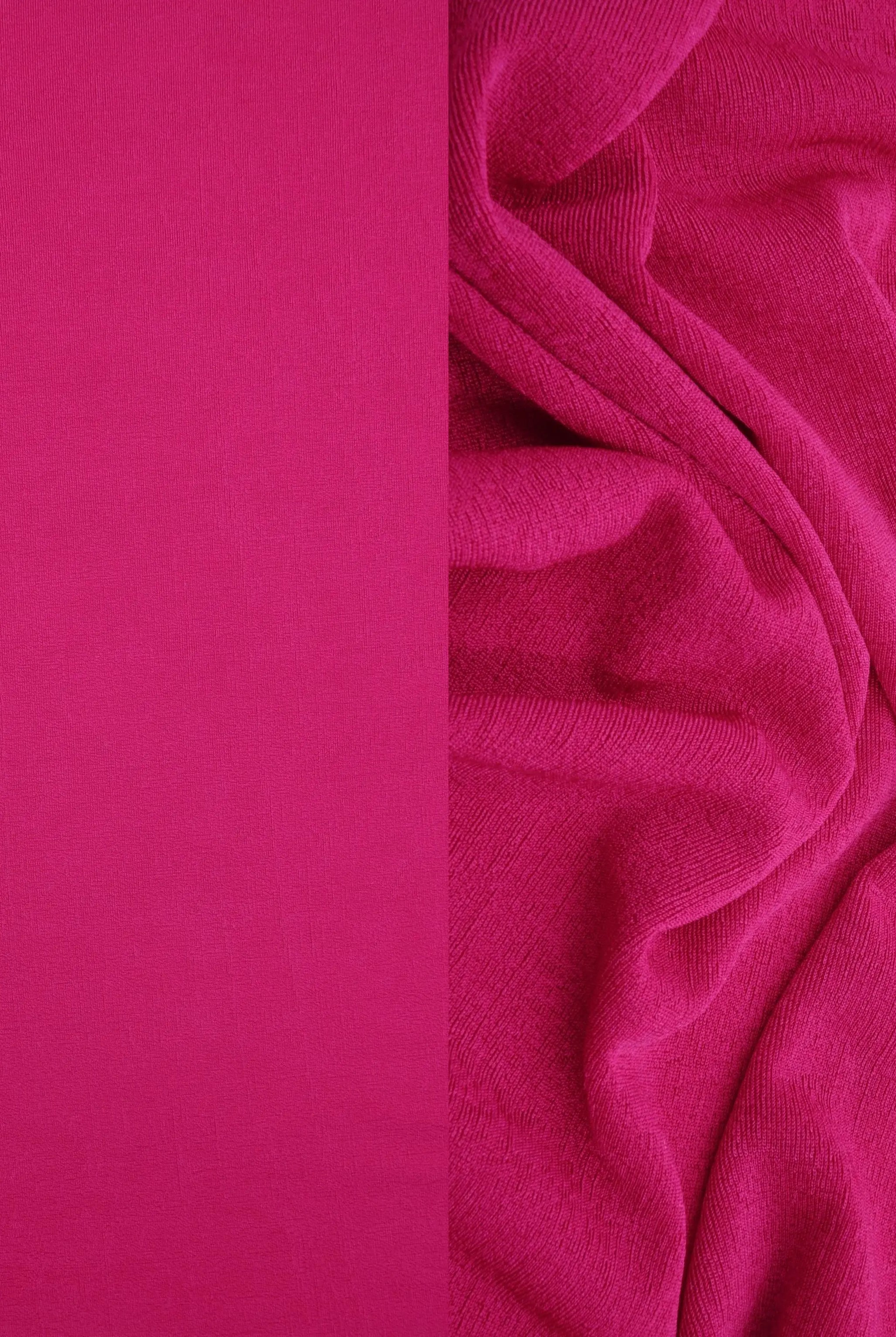 KNT3963 FUCHSIA ACTIVEWEAR BIKER SHORTS BLOUSE BODYSUIT BOTTOMS CAMI DRESS KNIT LOUNGEWEAR MAGENTA NO-PRINT PANTS POLYESTER PRINT-B RIBBED 1X1 SKIRTS SLINKY SOLID SPANDEX STRETCH T-SHIRT TOPS TUNICS