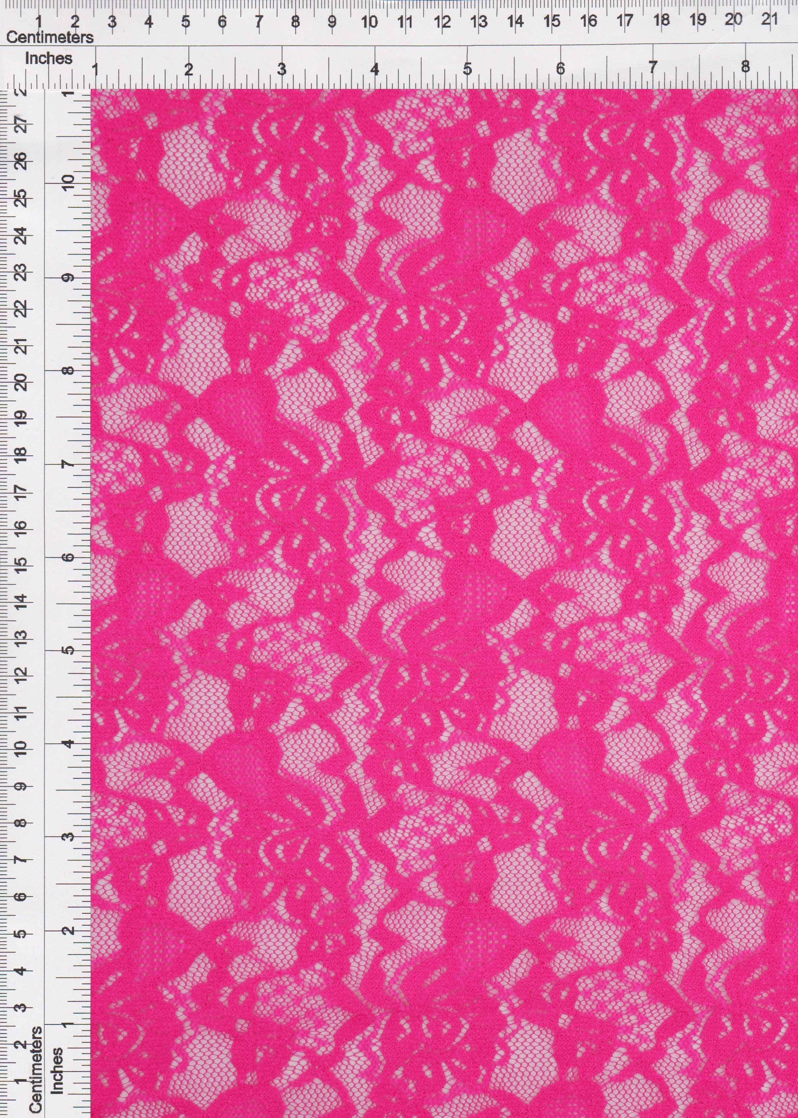 LACE4478 FUCHSIA BLOUSE BODYSUIT BOTTOMS CAMI DRESS FLORAL LACE LOUNGEWEAR POLYESTER SOLID SPANDEX T-SHIRT TOPS TUNICS