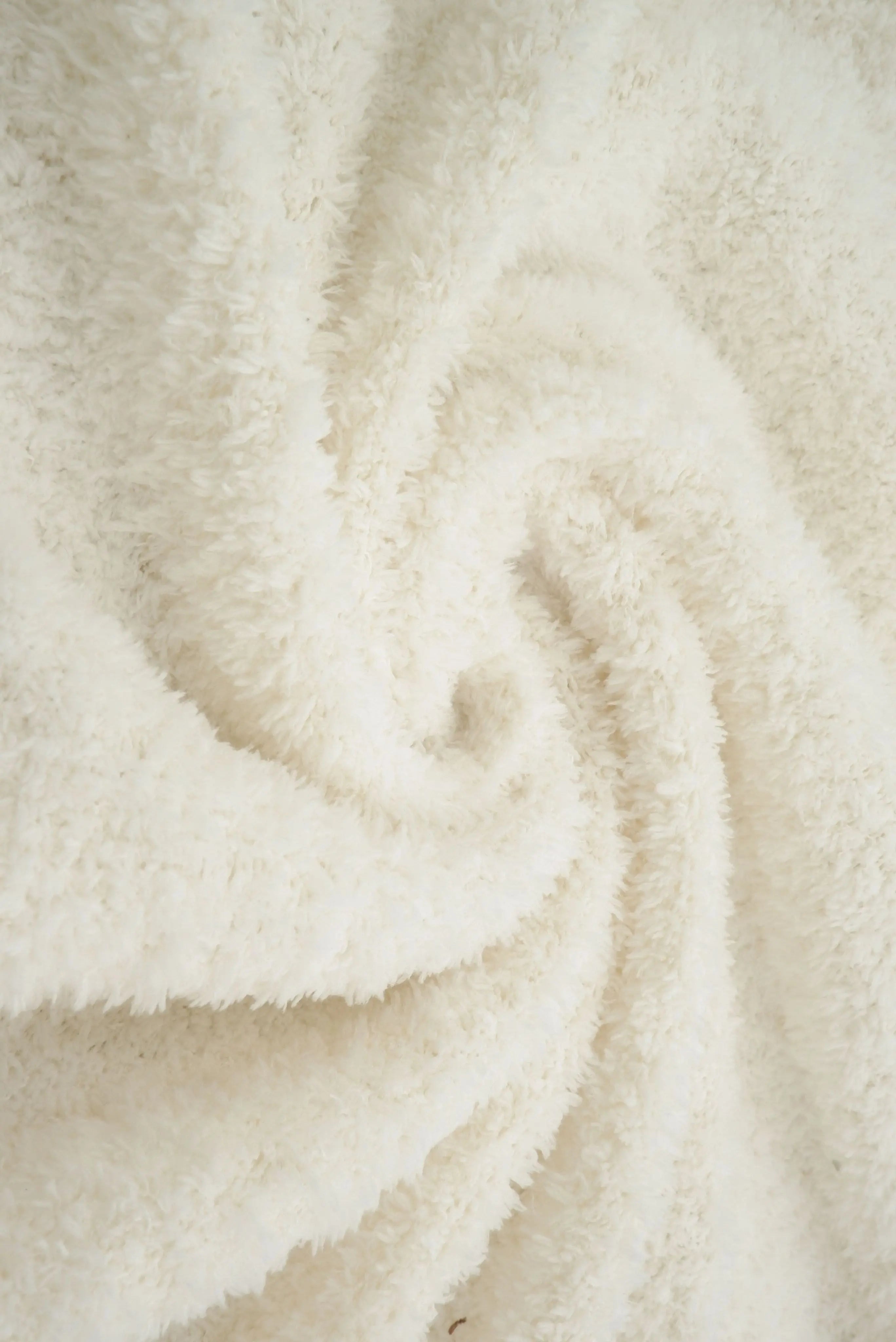 KNT4487 CREAM ACTIVEWEAR BOTTOMS CREAM KNIT LOUNGEWEAR NO-PRINT OUTERWEAR POLYESTER SOLID SPANDEX STRETCH SWEATER