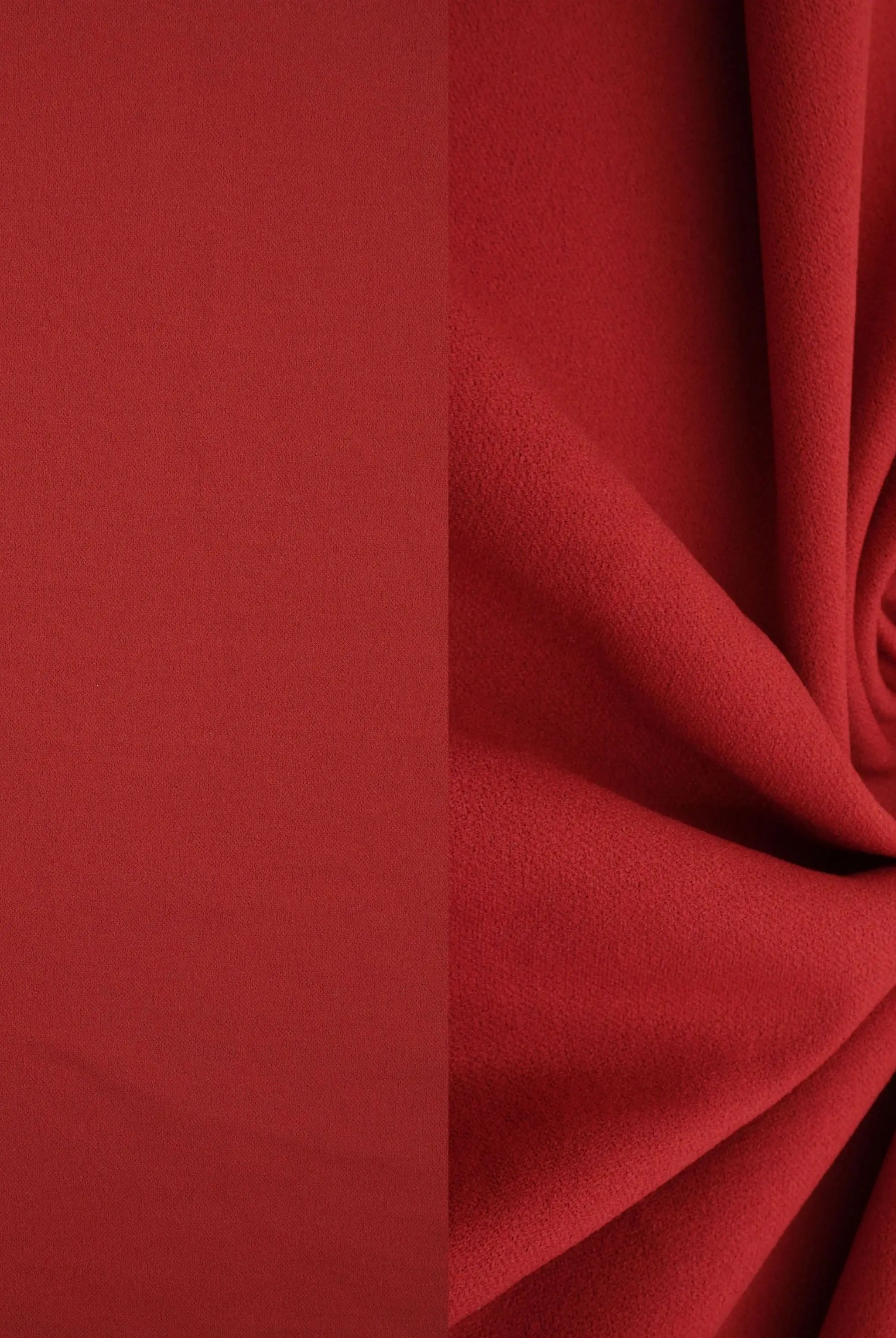 TECH-3311 RUST-MB BODYSUIT BOTTOMS CAMI CREPON DRESS KNIT NO-PRINT PANTS POLYESTER RED SKIRTS SOLID SPANDEX SUBLIMATION TECHNO CREPE TOPS TUNICS