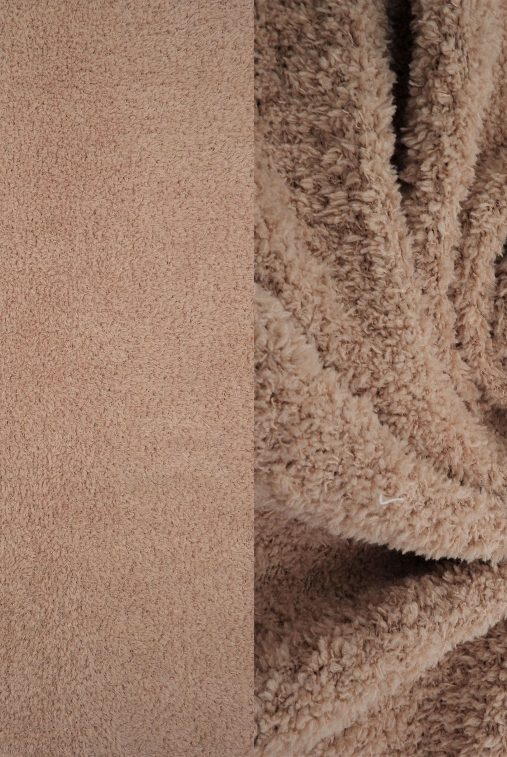 KNT4487 COCO ACTIVEWEAR BOTTOMS BROWN KNIT LOUNGEWEAR NO-PRINT OUTERWEAR POLYESTER SOLID SPANDEX STRETCH SWEATER