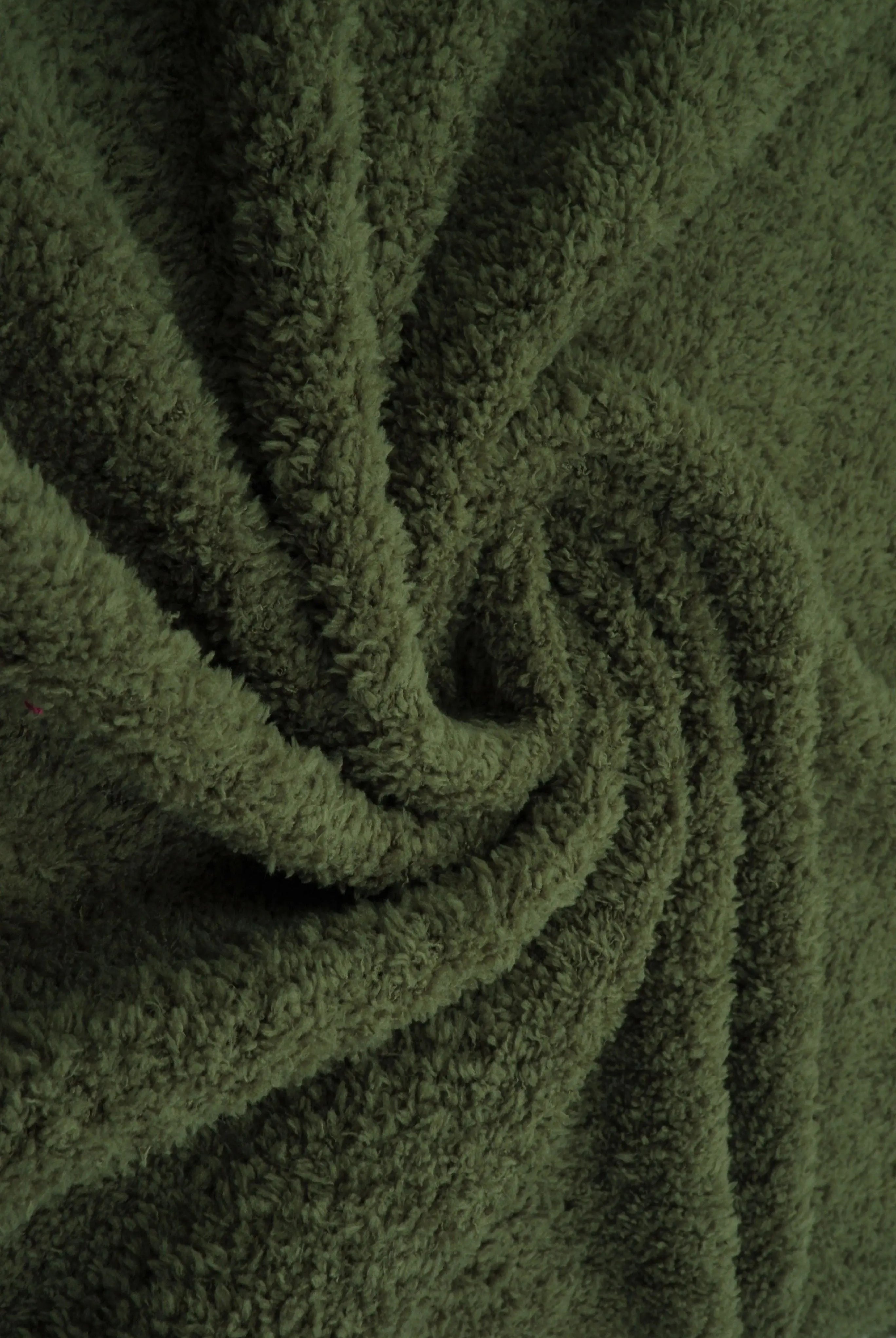 KNT4487 OLIVE VINTAGE ACTIVEWEAR BOTTOMS GREEN KNIT LOUNGEWEAR NO-PRINT OUTERWEAR POLYESTER SOLID SPANDEX STRETCH SWEATER