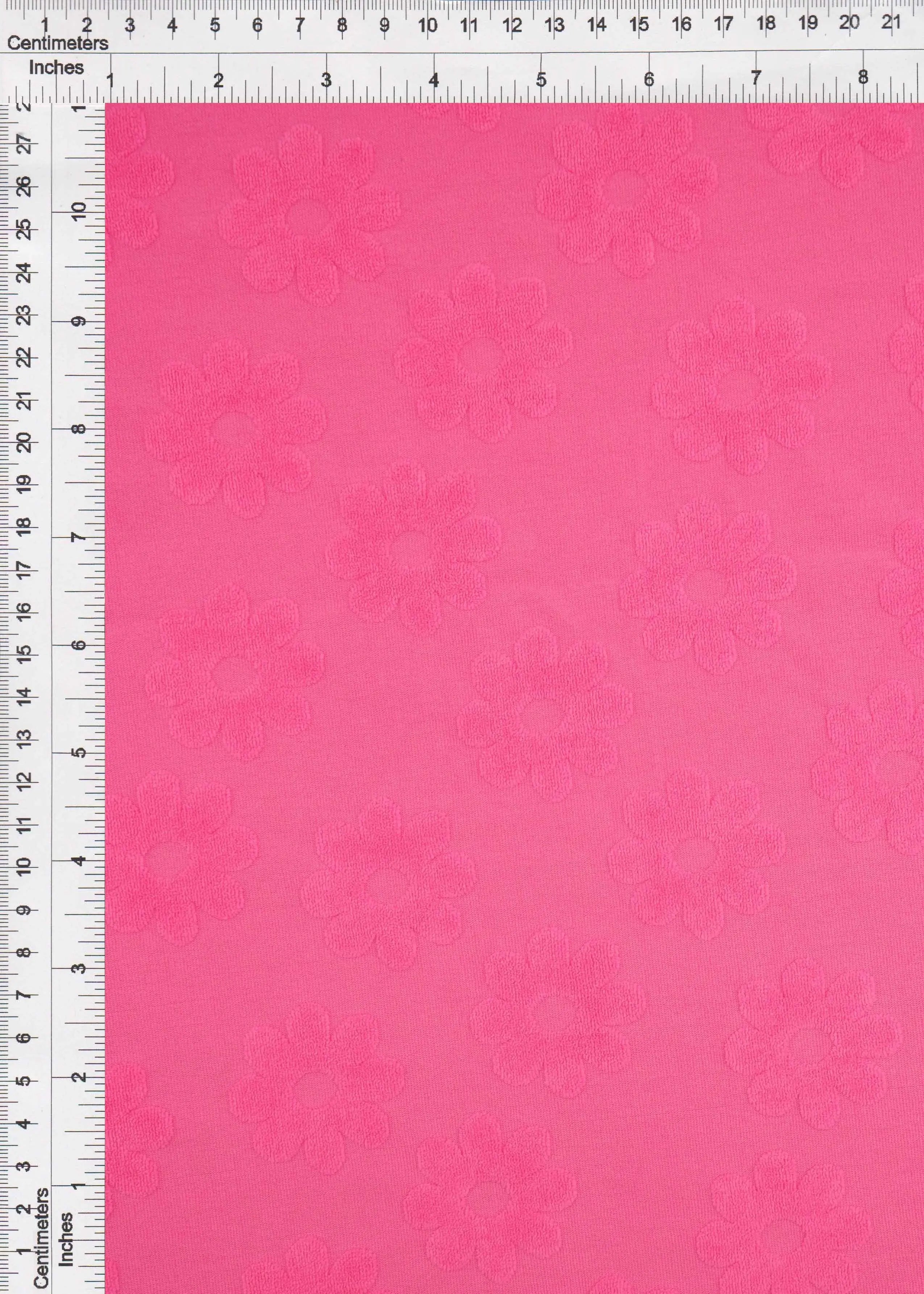 JACQ-4480 PINK BOTTOMS DAISY FLOWER DRESS GEOMETRIC JACQUARD KNIT LIVERPOOL OUTERWEAR PANTS POLYESTER SKIRTS SOLID SPANDEX STRETCH SWEATER TOPS