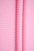 KNT4463 PINK NEW BODYSUIT BOTTOMS CAMI DOUBLE KNIT DRESS JACQUARD LOUNGEWEAR NO-PRINT PANTS PINK POLYESTER RAYON RIB SOLID SPANDEX STRETCH SWEATER T-SHIRT URBAN