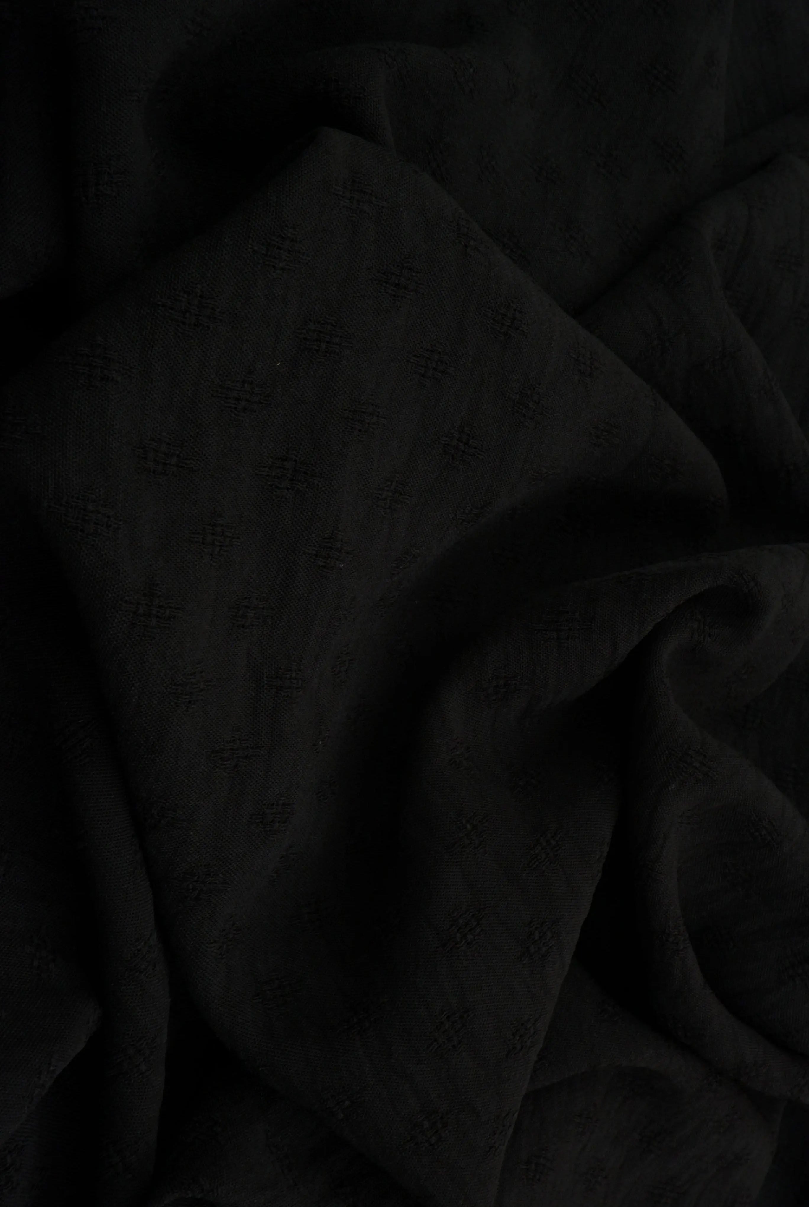 POP4496 BLACK ACTIVEWEAR BLOUSE BOTTOMS DRESS JACQUARD NO-PRINT NON STRETCH POLYESTER SOLID WOVEN