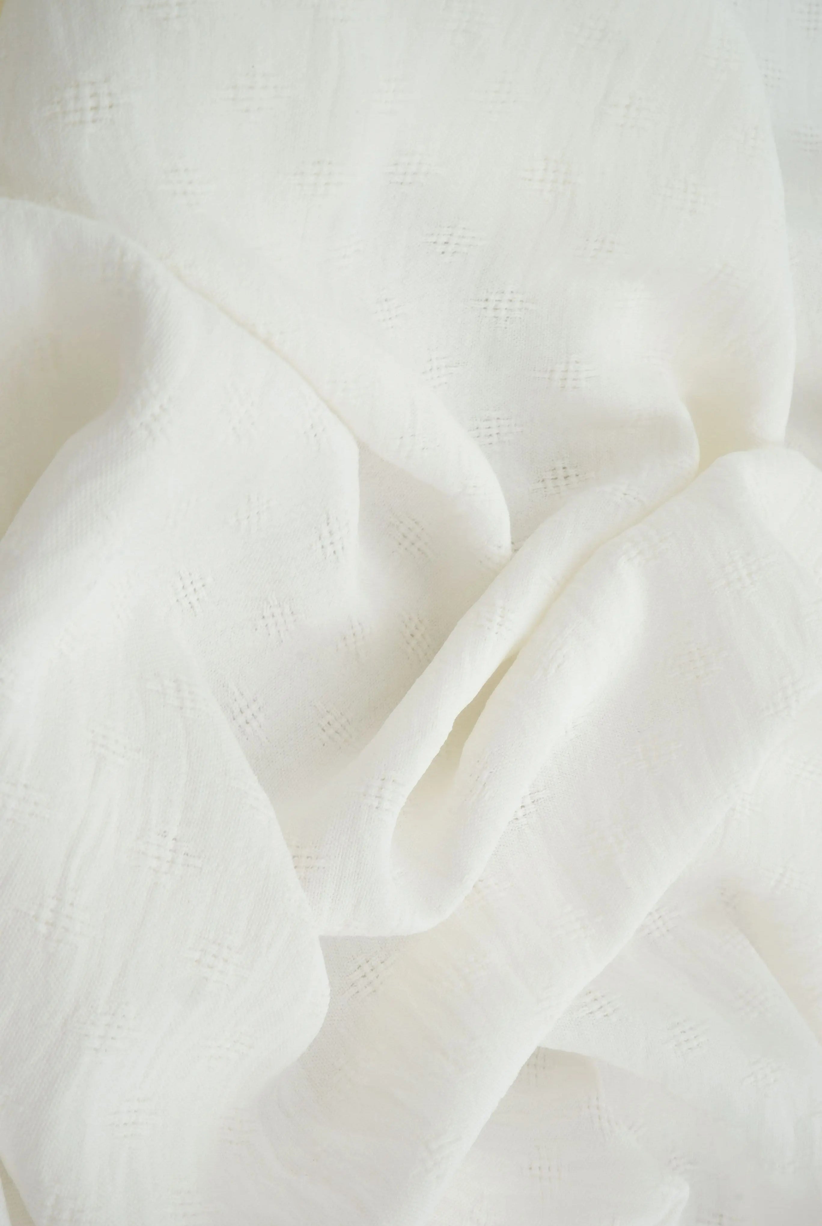 POP4496 IVORY ACTIVEWEAR BLOUSE BOTTOMS DRESS JACQUARD NO-PRINT NON STRETCH POLYESTER SOLID WOVEN