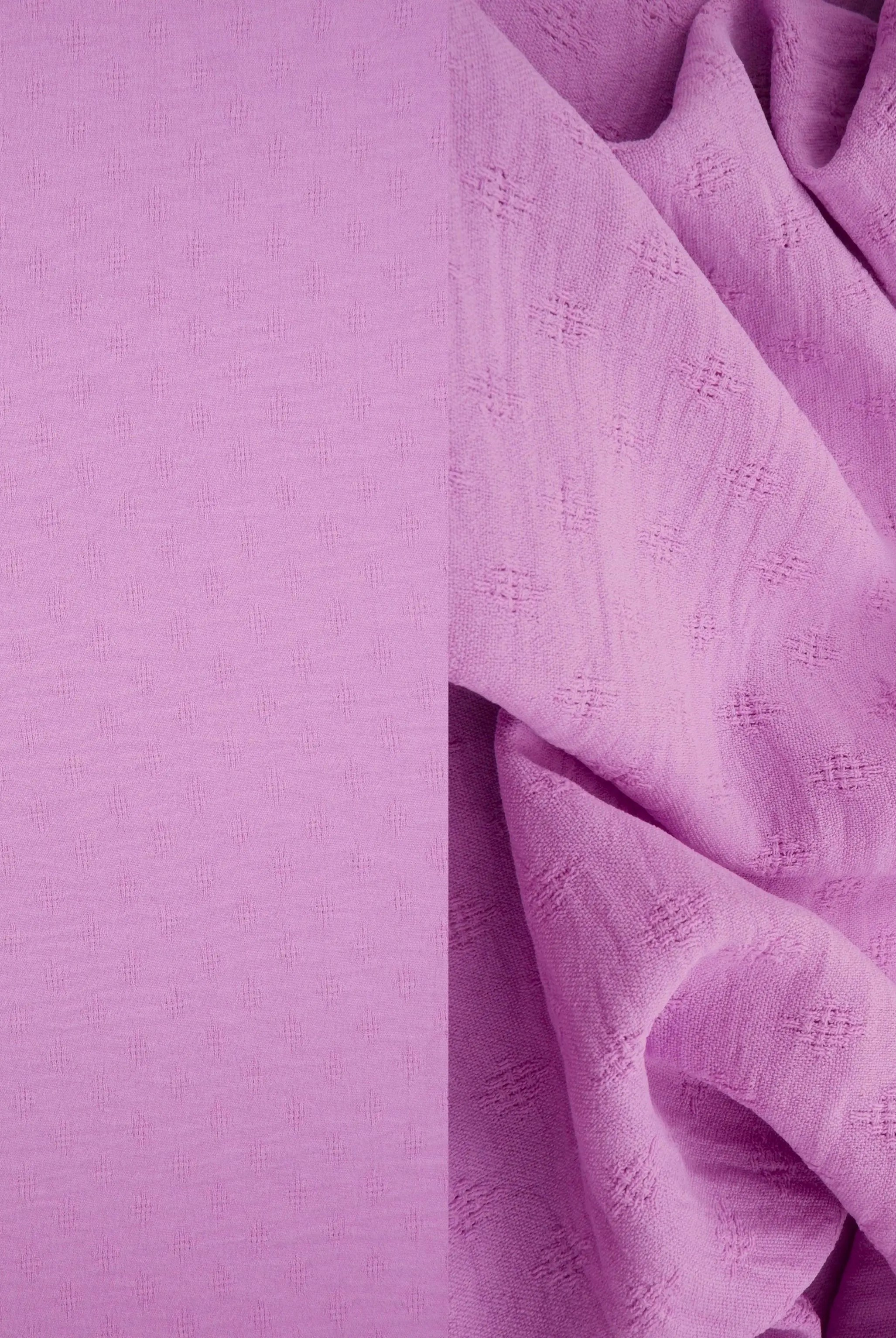 POP4496 LAVENDER ACTIVEWEAR BLOUSE BOTTOMS DRESS JACQUARD NO-PRINT NON STRETCH POLYESTER SOLID WOVEN