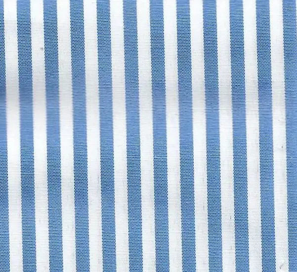POP4504 BLUE LT BLOUSE BOTTOMS COTTON DRESS PANTS POLYESTER POPLIN SKIRTS SOLID STRIPE WOVEN YARN DYED