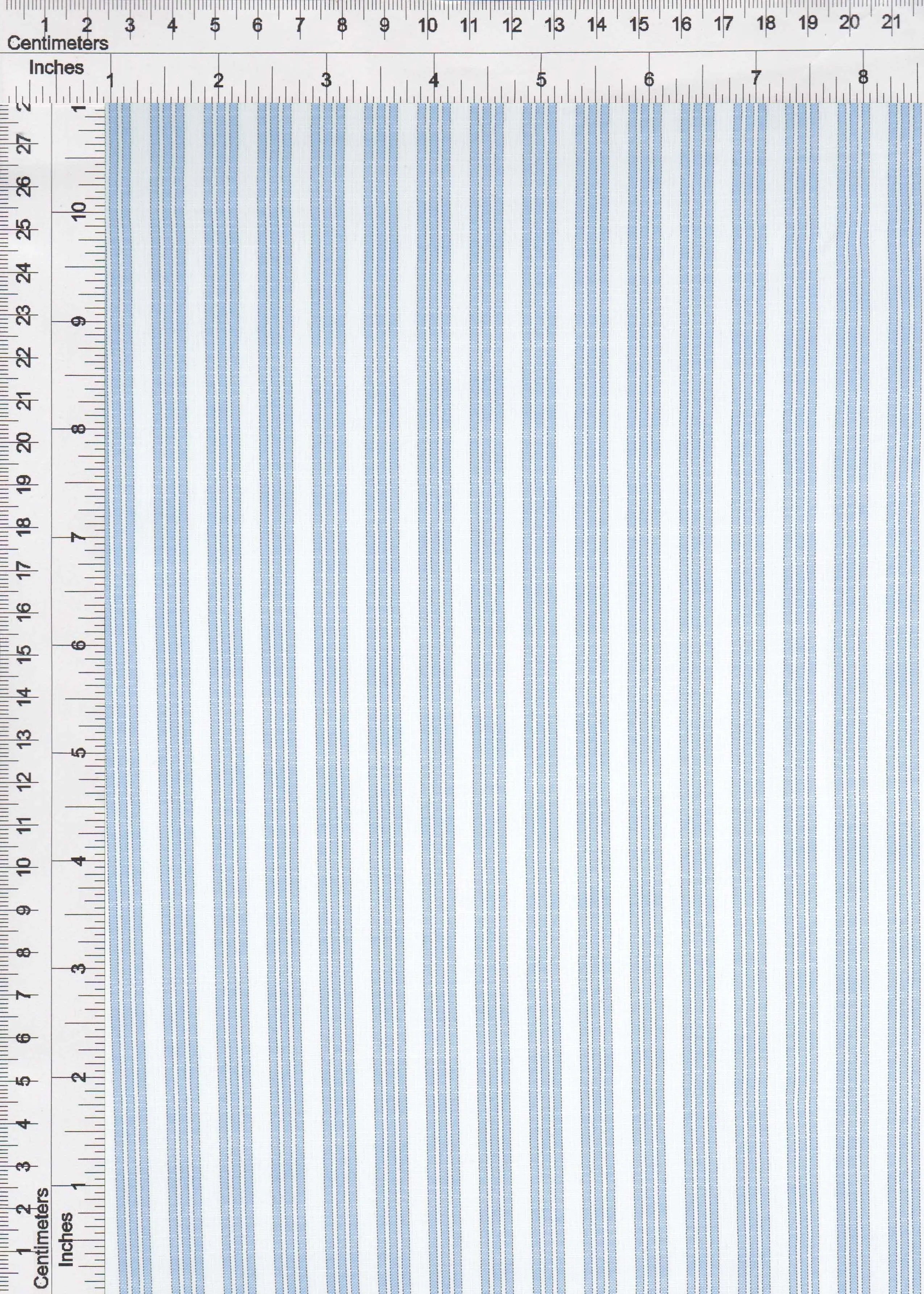 POP4505 BLUE LT BLOUSE BOTTOMS CAMI COTTON DRESS PANTS POLYESTER POPLIN SKIRTS SOLID-B STRIPE TOPS WOVEN YARN DYED