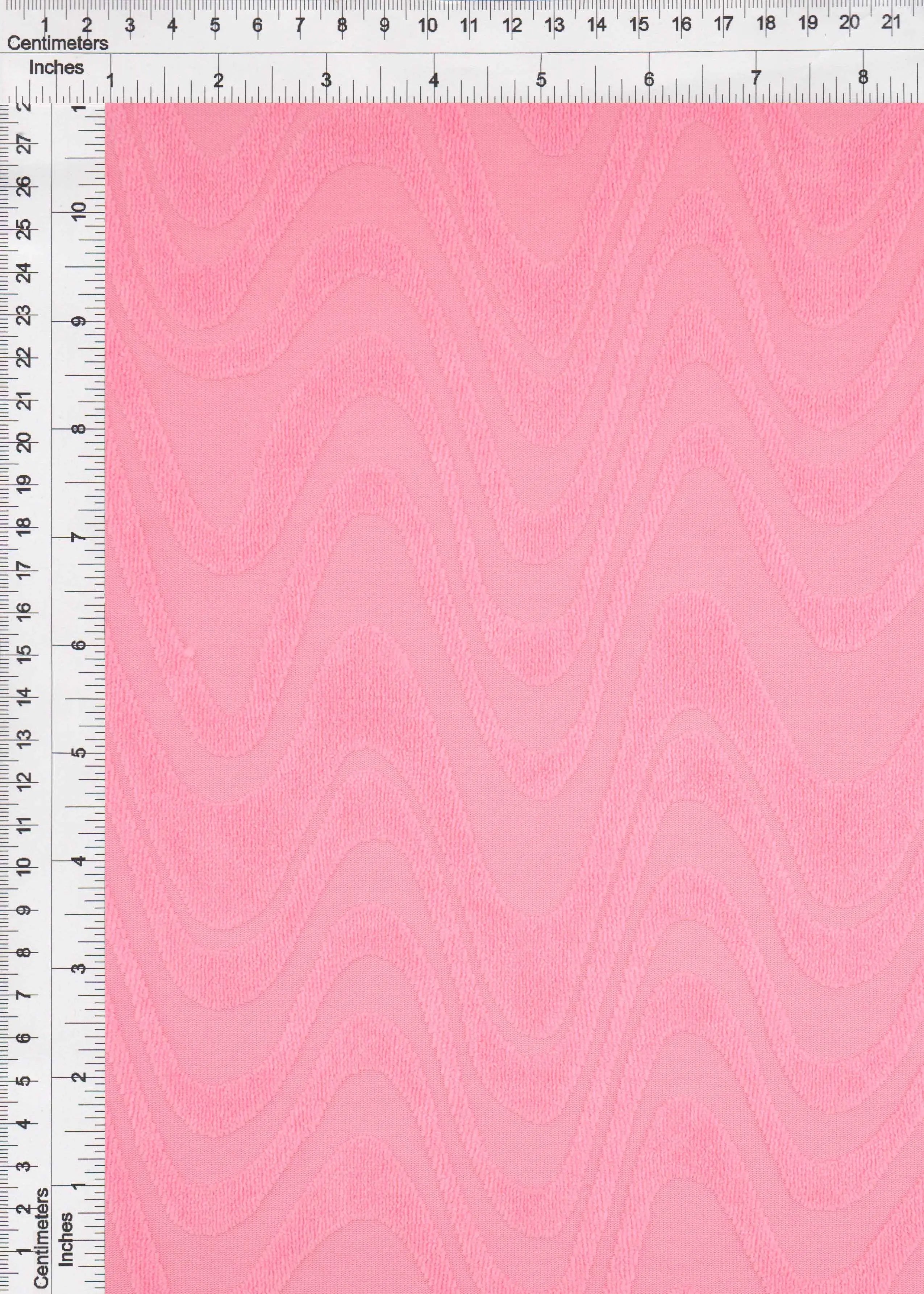 JACQ-4509 PINK LT BOTTOMS DRESS GEOMETRIC JACQUARD KNIT LIVERPOOL OUTERWEAR PANTS POLYESTER SKIRTS SOLID SPANDEX STRETCH SWEATER TOPS
