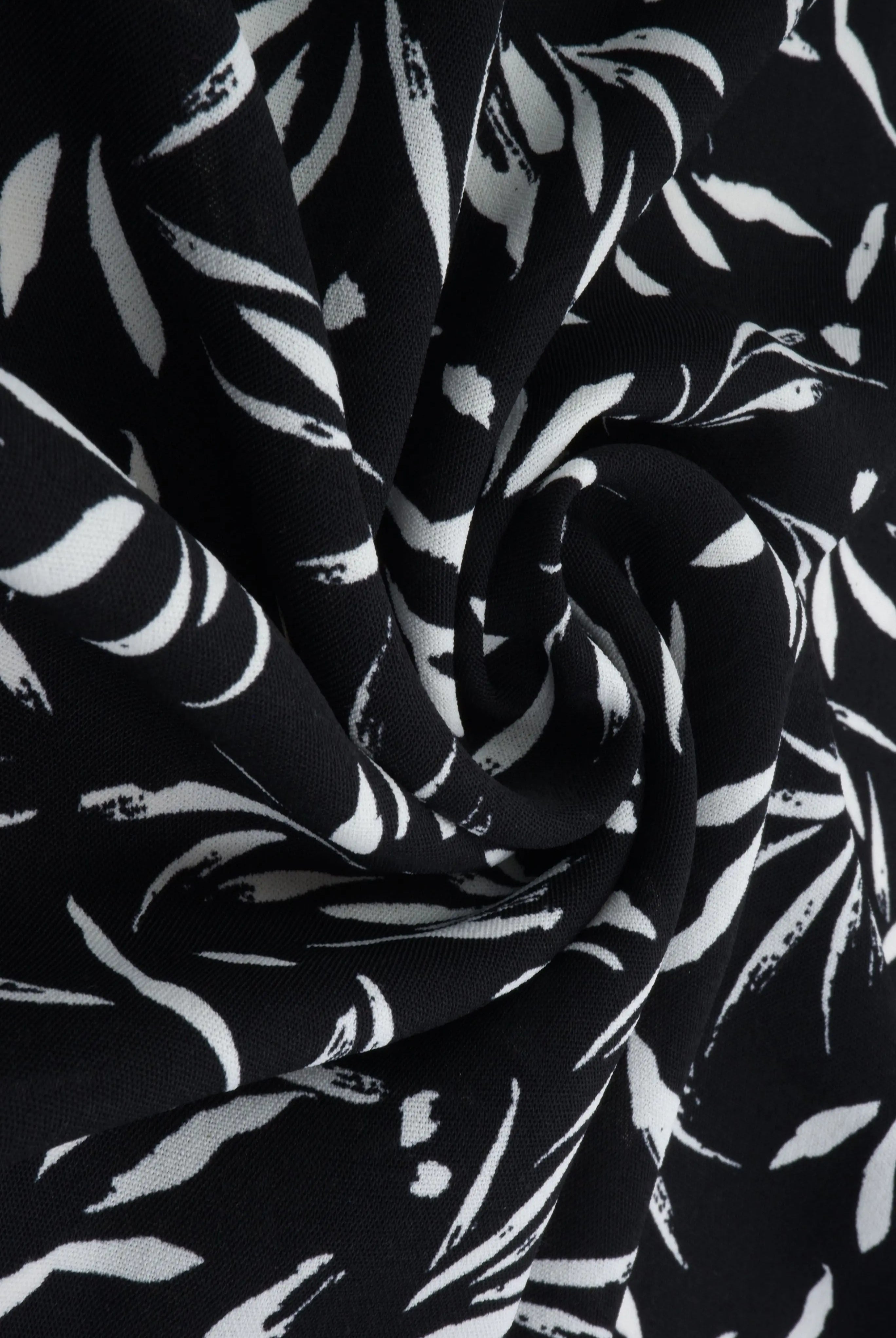 POP4178-MS11090 BLACK AIRFLOW BLOUSE BODYSUIT BOTTOMS CAMI CEY DRESS LEAF LOUNGEWEAR PANTS POLYESTER PRINT SKIRTS SUBLIMATION TOPS WOVEN