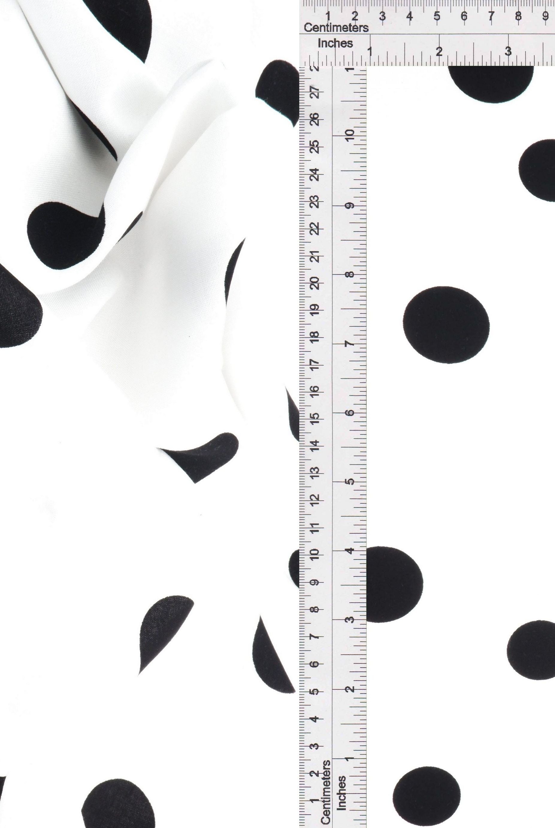 POP948-MS11094 IVORY/BLACK BLACK BLOUSE BLUE BOTTOMS CAMI CHALLIS DOT DRESS IVORY NAVY PANTS PRINT RAYON SKIRTS TOPS WOVEN