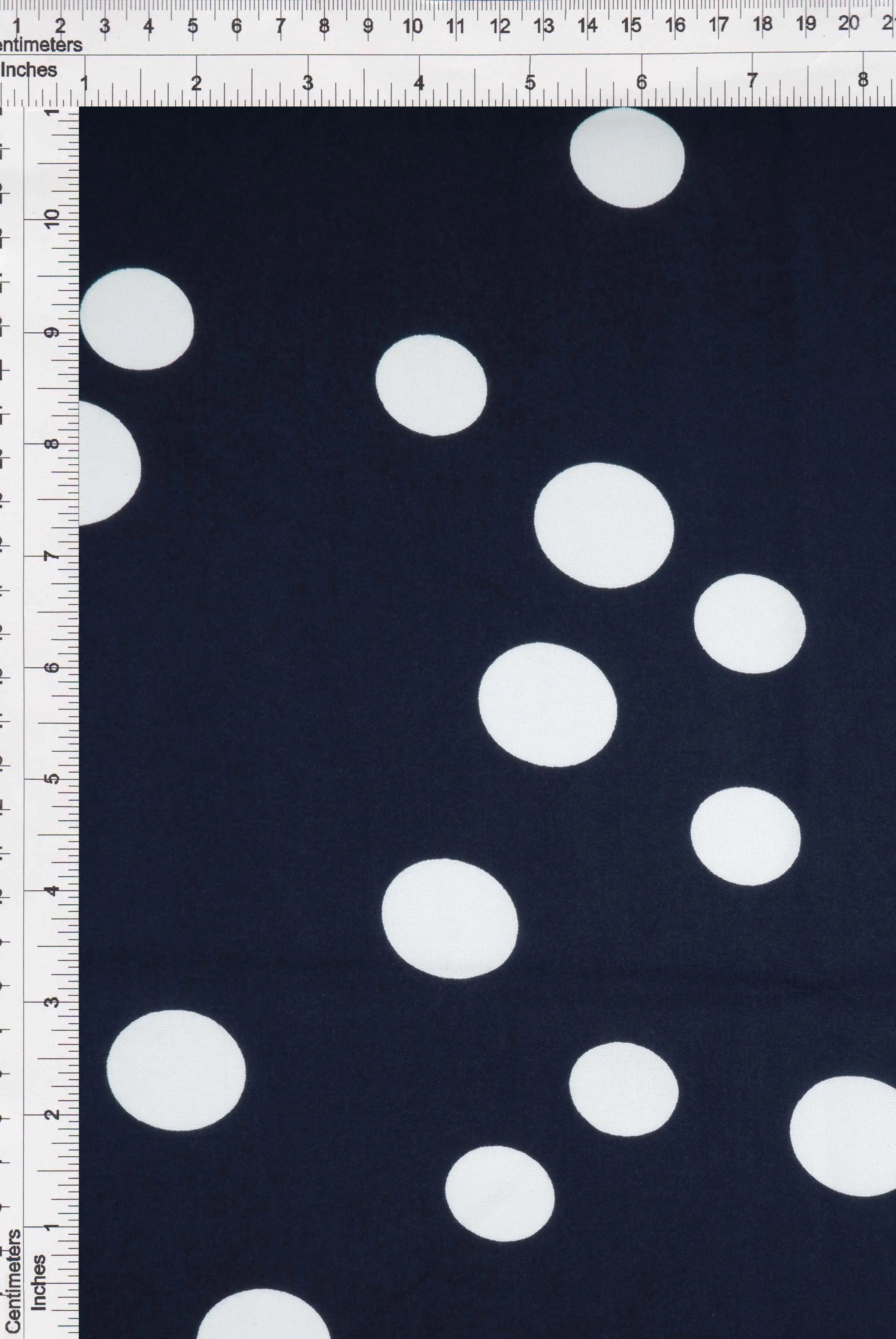 POP948-MS11094 NAVY/IVORY BLACK BLOUSE BLUE BOTTOMS CAMI CHALLIS DOT DRESS IVORY NAVY PANTS PRINT RAYON SKIRTS TOPS WOVEN