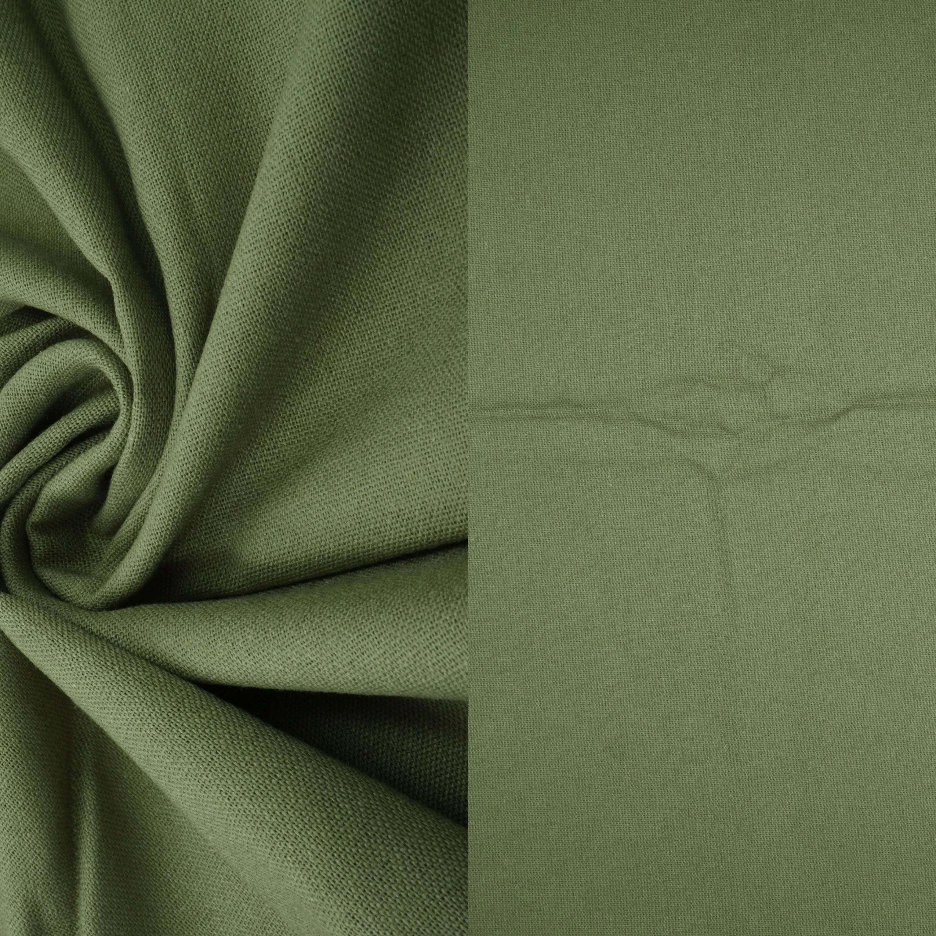LIN-1500 OLIVE VINTAGE BLOUSE BOTTOMS CAMI DRESS LINEN NO-PRINT OUTERWEAR SKIRTS SOLID TOPS TUNICS VISCOSE WOVEN