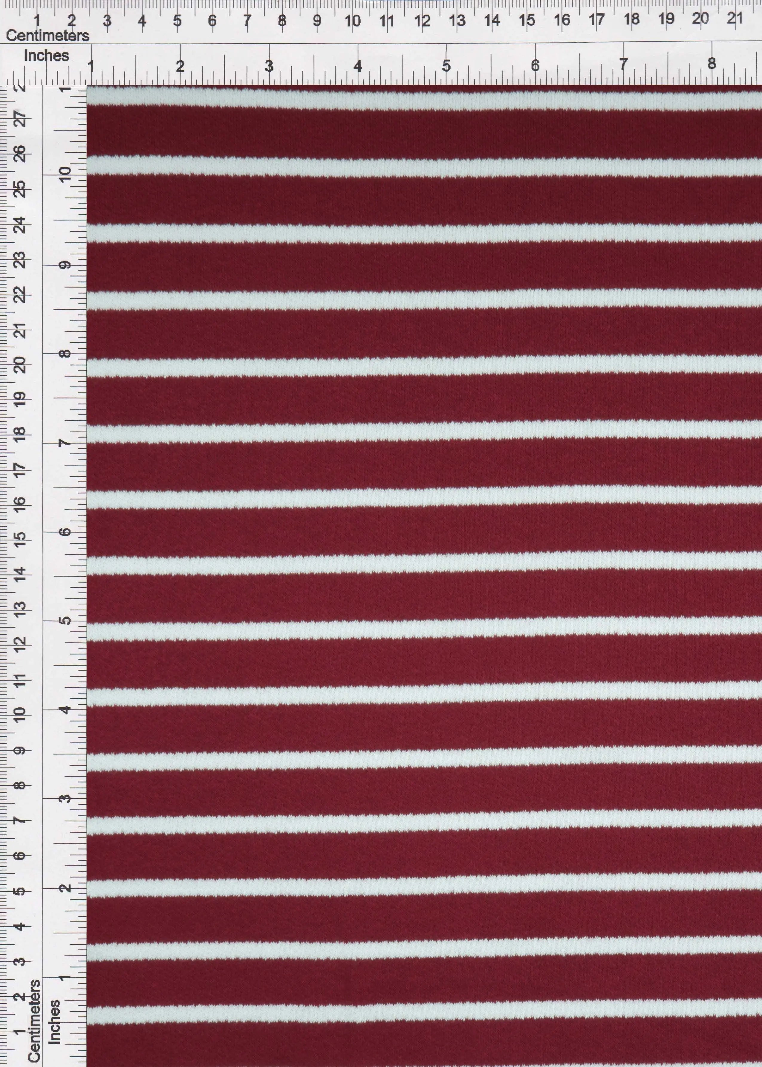 KNT4404 BURGUNDY/IVORY-R ACTIVEWEAR BLOUSE BOTTOMS CAMI CREPE DRESS KNIT OUTERWEAR PANTS POLYESTER RAYON SKIRTS SOLID SPANDEX STRETCH STRIPE TOPS TUNICS VISCOSE