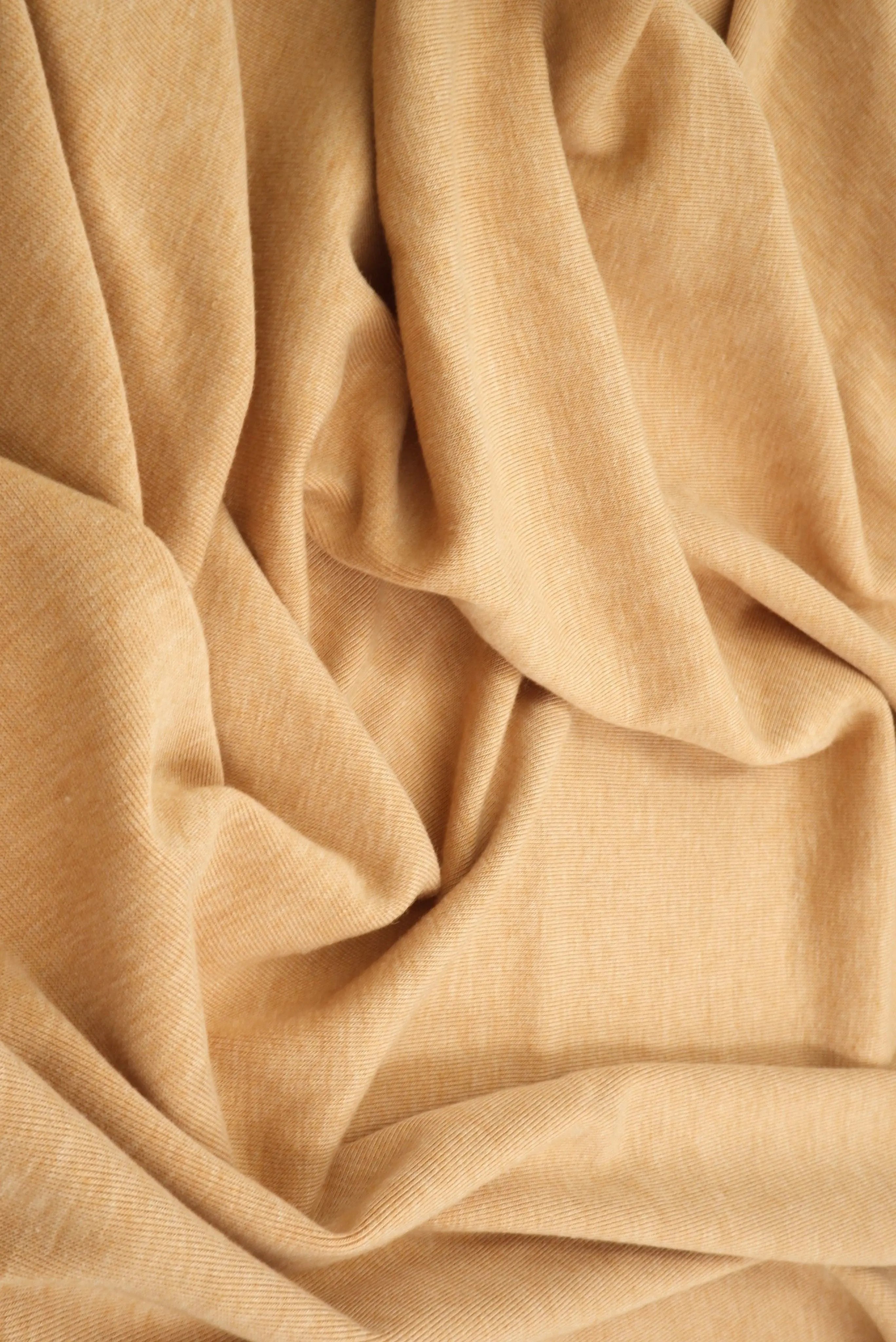 KNT4522 TAN BLOUSE BOTTOMS CAMI DRESS KNIT MODAL NO-PRINT OUTERWEAR PANTS POLYESTER RAYON SKIRTS SOLID SPANDEX STRETCH TOPS TUNICS