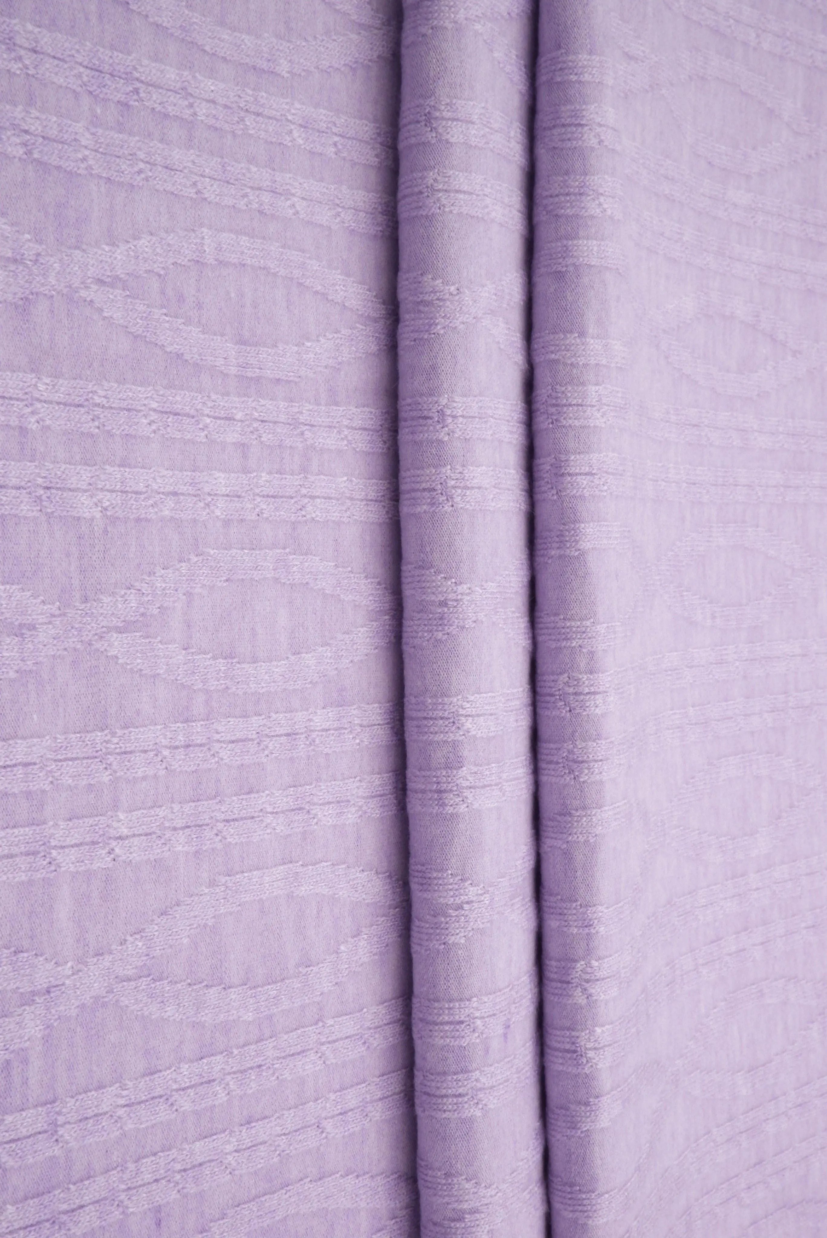 JACQ-4529 LAVENDER BOTTOMS DRESS GEOMETRIC JACQUARD KNIT LIVERPOOL NYLON OUTERWEAR PANTS POLYESTER RAYON SKIRTS SOLID SPANDEX STRETCH SWEATER TOPS