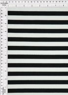 KNT4544 BLACK/WHITE BLACK BLOUSE DRESS FLEECE KNIT LOUNGEWEAR POLYESTER RIBBED 2X2 SPANDEX STRETCH STRIPE SWEATSHIRT TOPS TUNICS WHITE