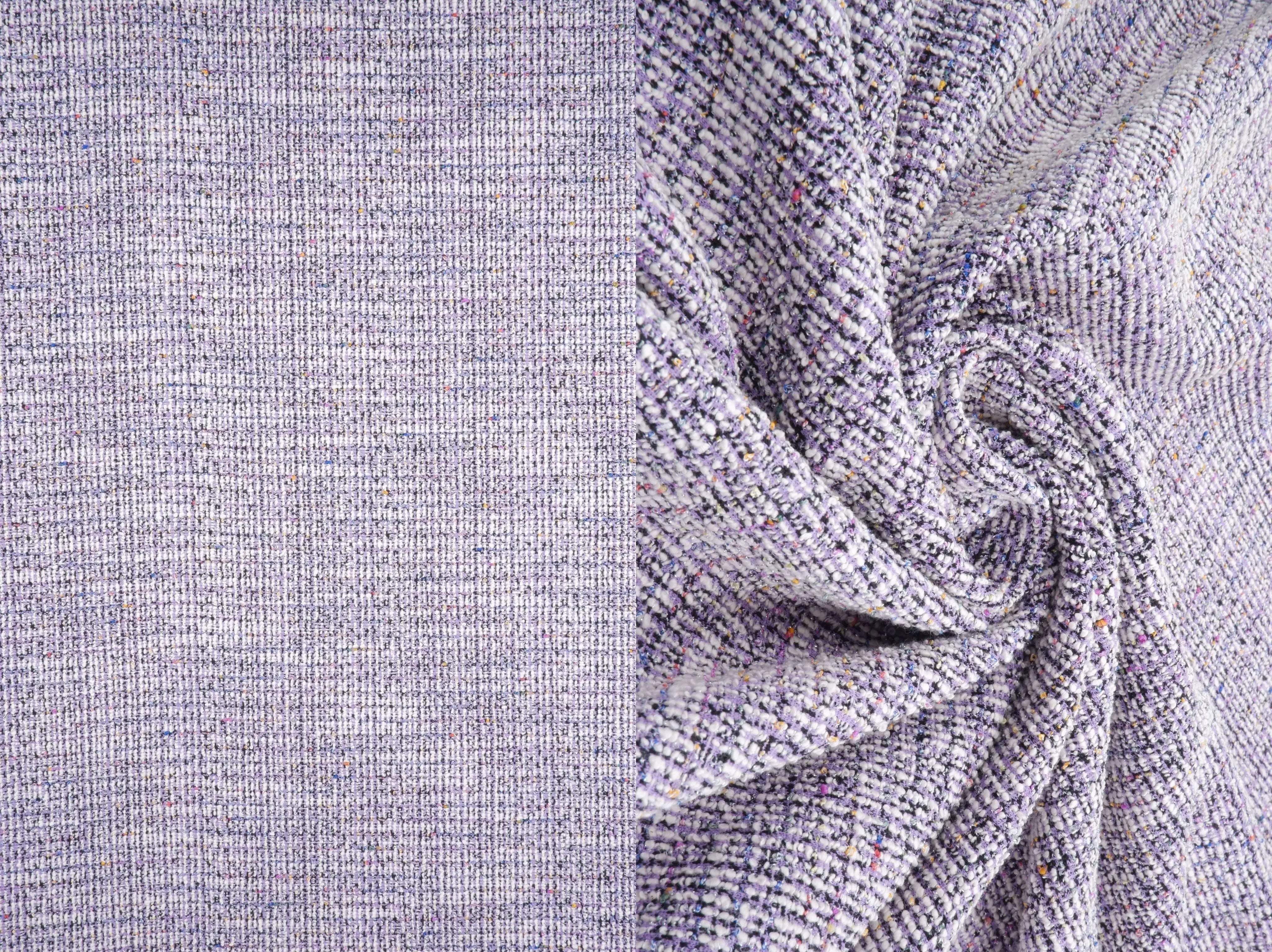 KNT4550 LAVENDER BOTTOMS CAMI COTTON DRESS JACQUARD KNIT LUREX NO-PRINT OUTERWEAR PANTS POLYESTER RAYON RIBBED SKIRTS SPANDEX STRETCH SWEATER TOPS TUNICS