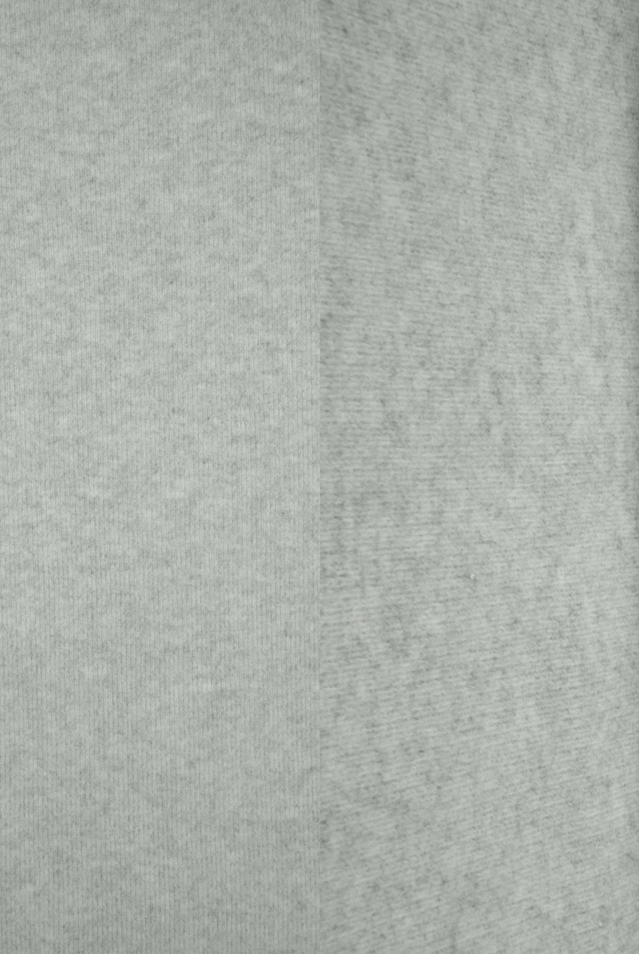 KNT4554 H.GREY BOTTOMS DRESS FLEECE KNIT NO-PRINT OUTERWEAR PANTS POLYESTER RAYON RIBBED 1X1 SKIRTS SPANDEX STRETCH SWEATER SWEATSHIRT TOPS TUNICS