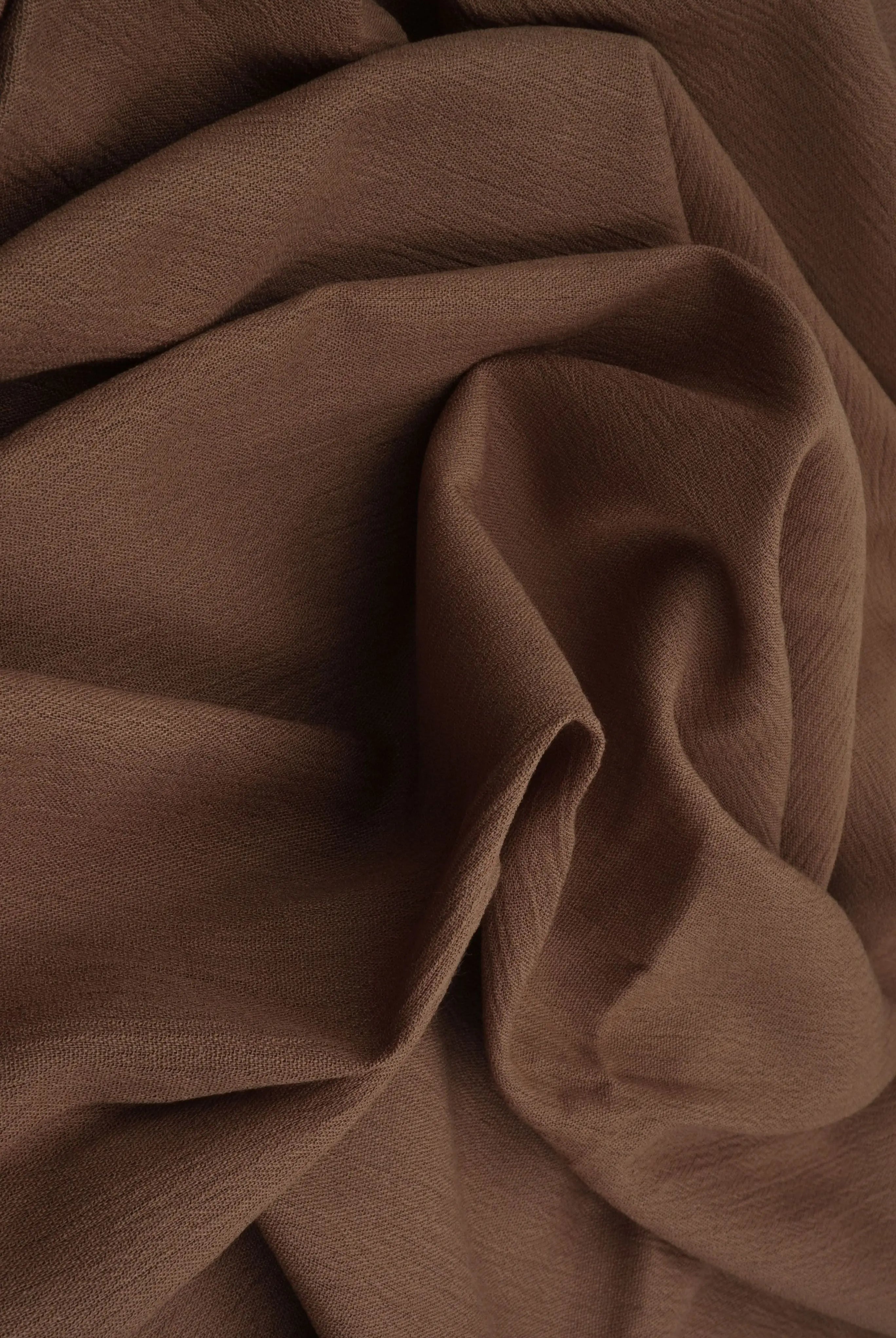 CRP3143 BROWN LT. BLOUSE BOTTOMS CAMI CREPON DRESS NO-PRINT OUTERWEAR RAYON SKIRTS SOLID T-SHIRT TOPS TUNICS WOVEN