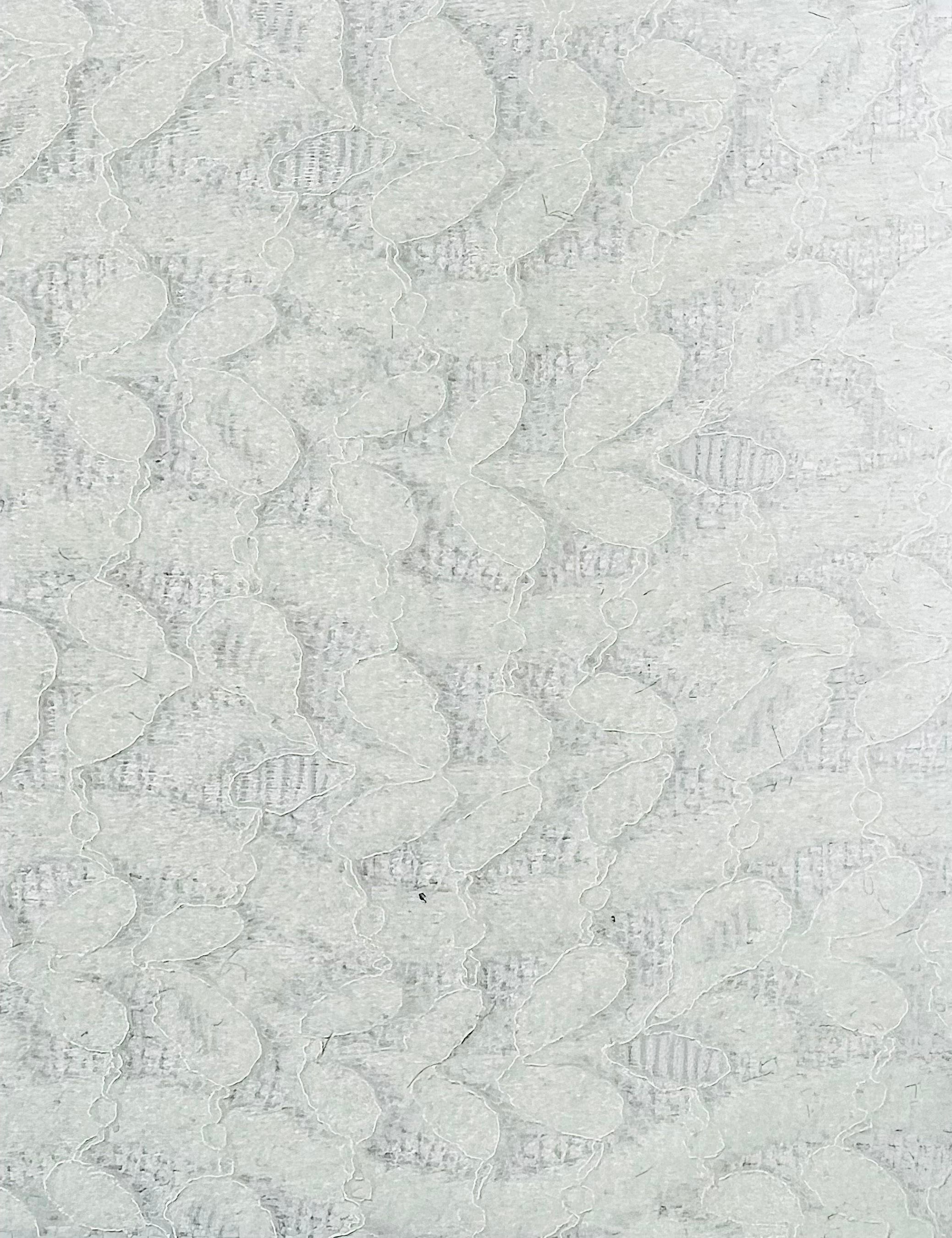 KNC-33538 WHITE BLOUSE DRESS KNIT LACE LEAF NYLON SOLID SPANDEX TEXTURE TUNICS WHITE