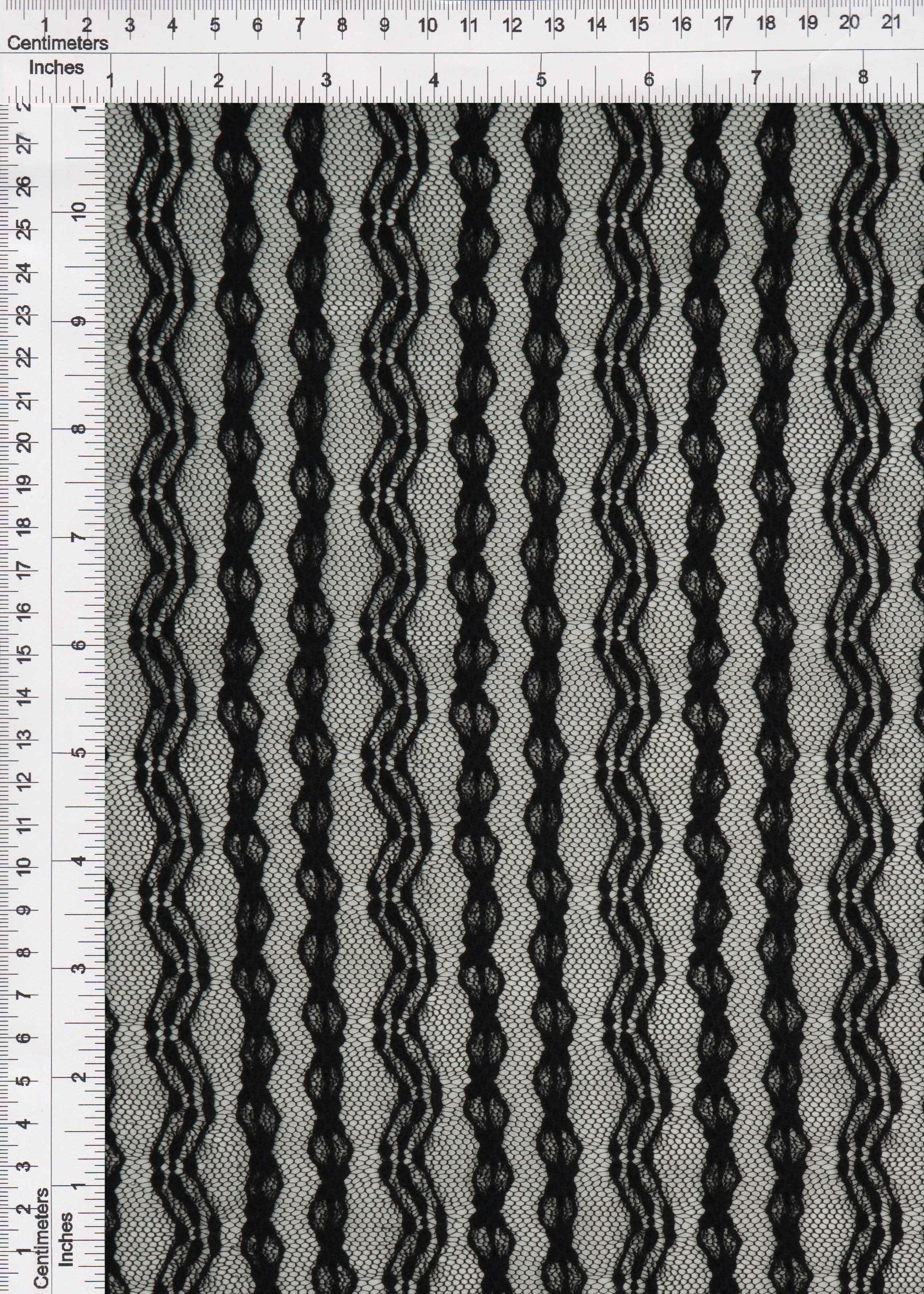 KNC-33535 BLACK BLACK BLOUSE CHEVRON DRESS KNIT LACE NYLON SOLID SPANDEX STRIPE TEXTURE TOPS TUNICS