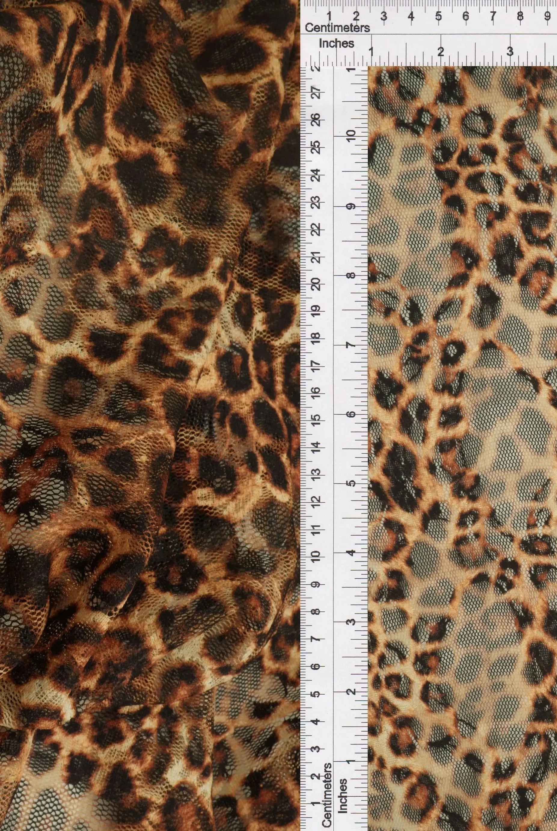 LACE1483-S20351 BROWN ANIMAL BLOUSE BOTTOMS CAMI DIGITAL PRINT DRESS LACE LEOPARD POLYESTER SKIRTS SPANDEX TOPS