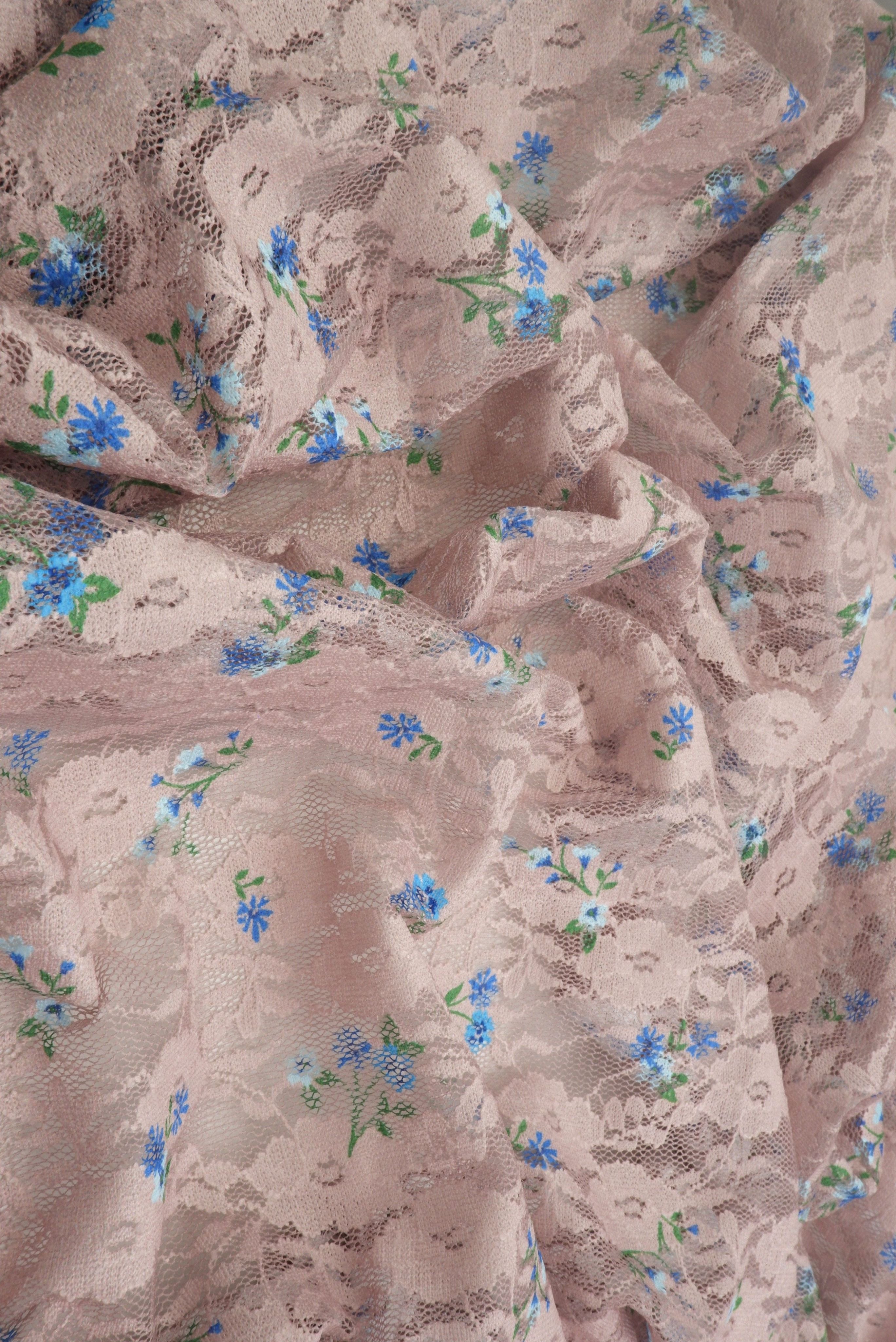 LACE4481-M11371 COCO BODYSUIT BOTTOMS DIGITAL PRINT DITSY DRESS LACE LOUNGEWEAR POLYESTER SKIRTS SPANDEX T-SHIRT TOPS TUNICS