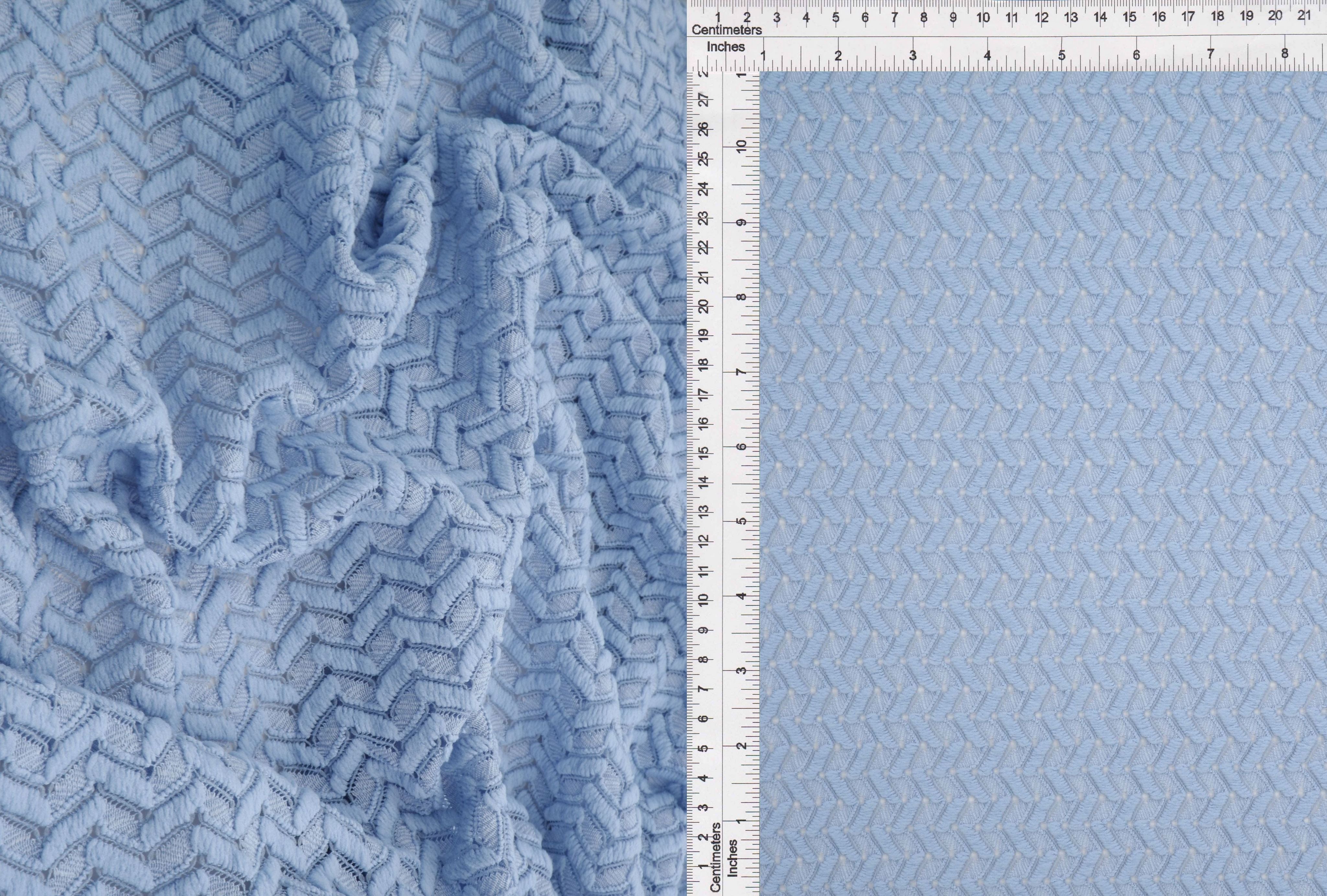 LACE4557 BLUE POWDER BLOUSE BODYSUIT BOTTOMS CAMI CROCHET DRESS LACE LOUNGEWEAR NO-PRINT POLYESTER SOLID SPANDEX T-SHIRT TOPS TUNICS